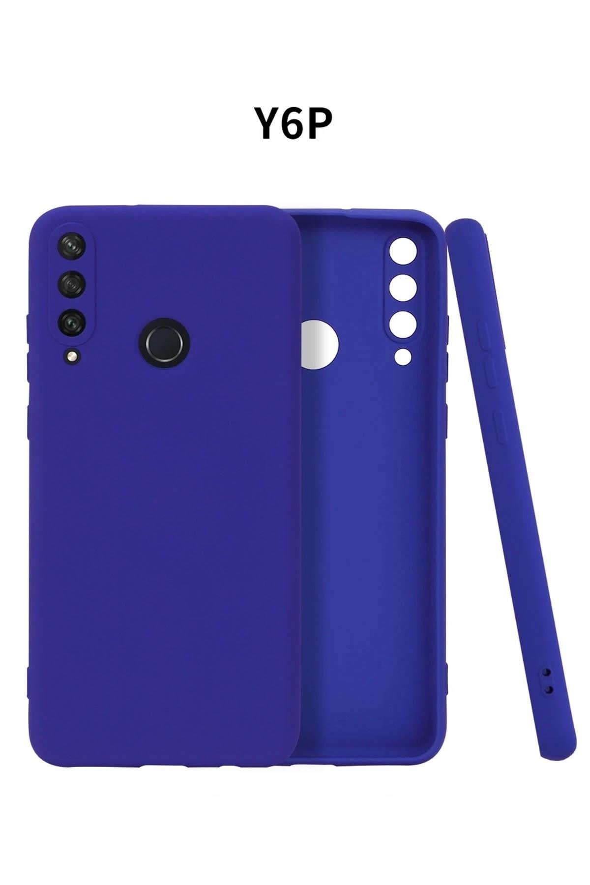 Mey İthalat®  Huawei Y6P Kılıf First Silikon - Lacivert