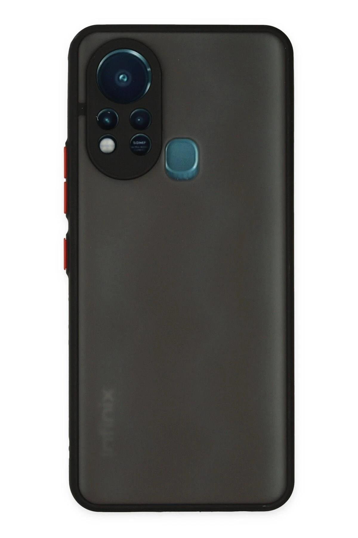 Mey İthalat®  İnfinix Hot 11s Kılıf Montreal Silikon Kapak - Siyah