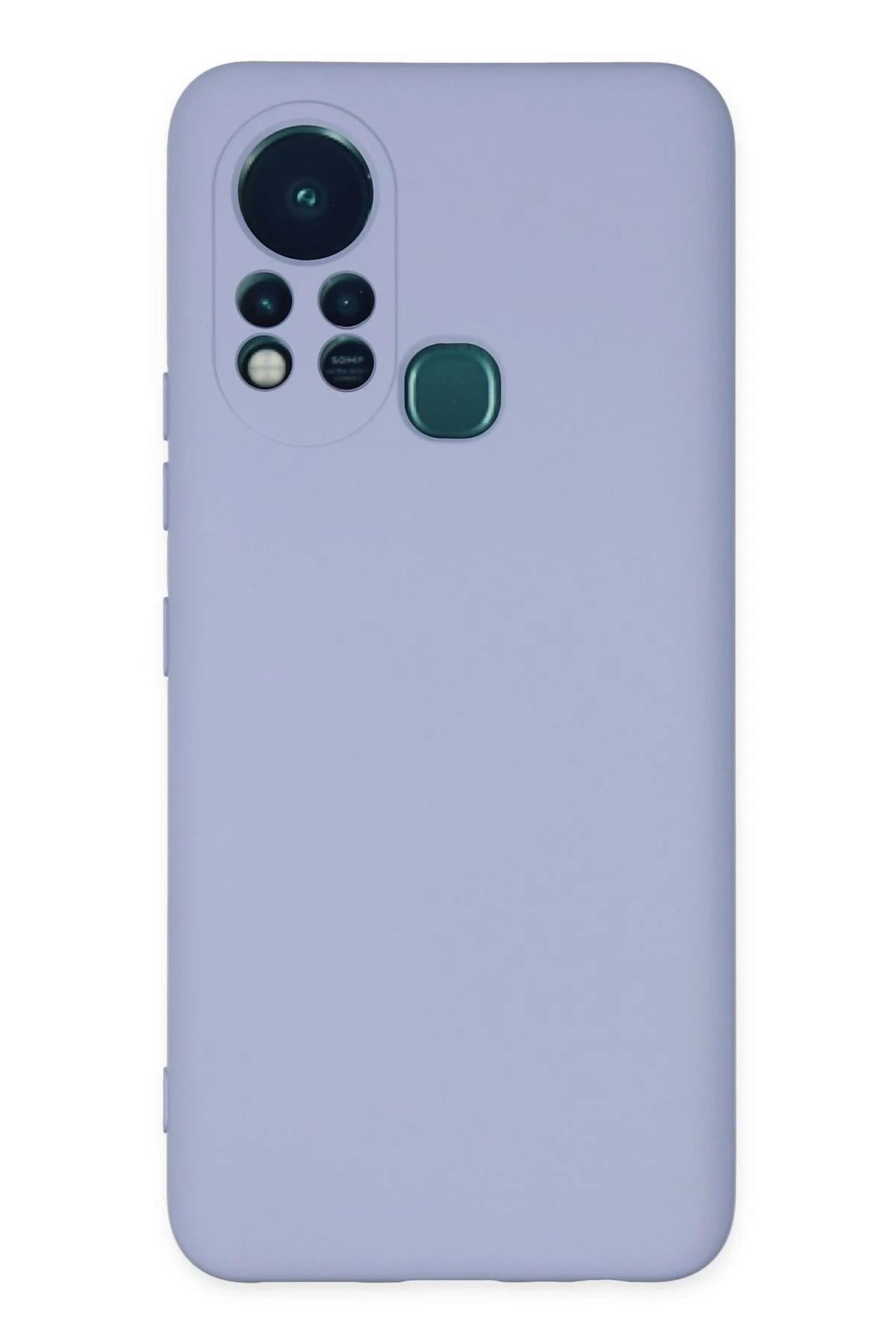 Mey İthalat®  İnfinix Hot 11s Kılıf Nano içi Kadife Silikon - Lila