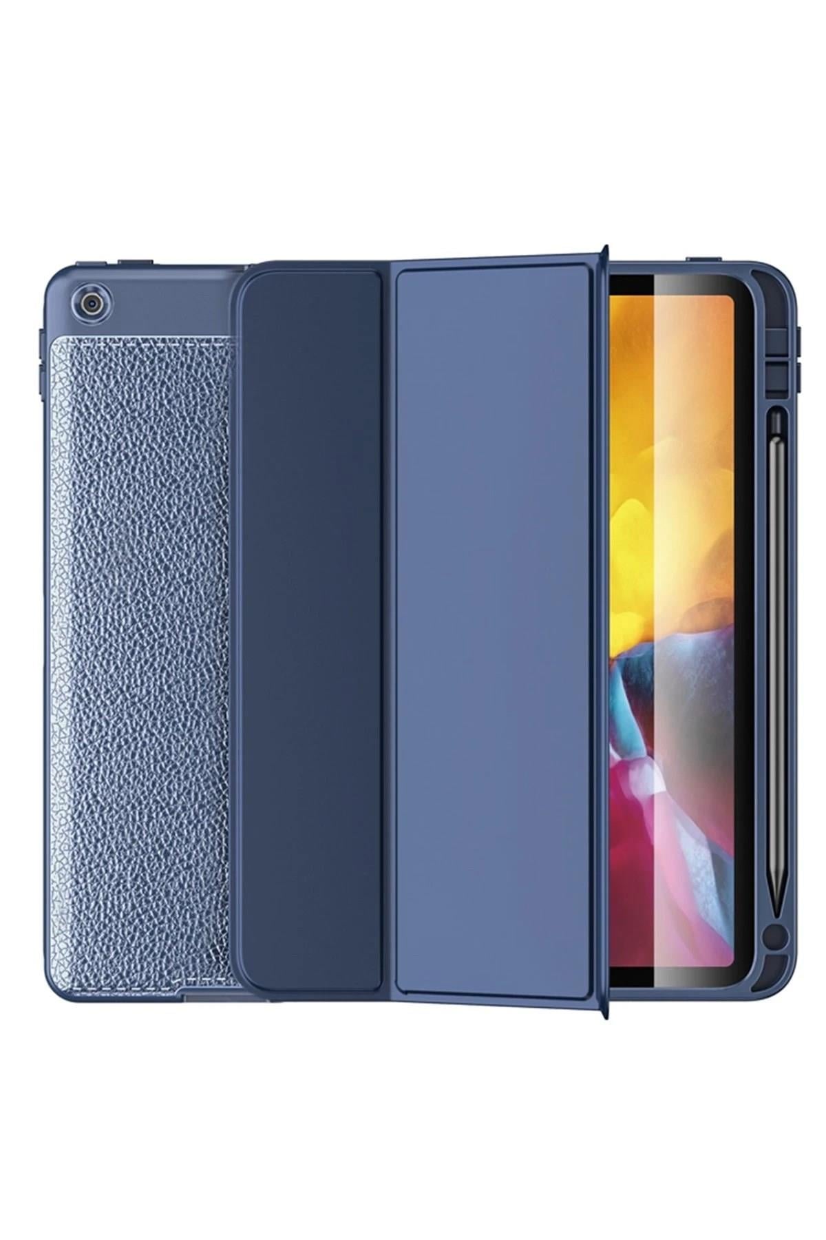 Mey İthalat®  iPad 10.2 (7.nesil) Kılıf Tablet Focus Silikon - Lacivert