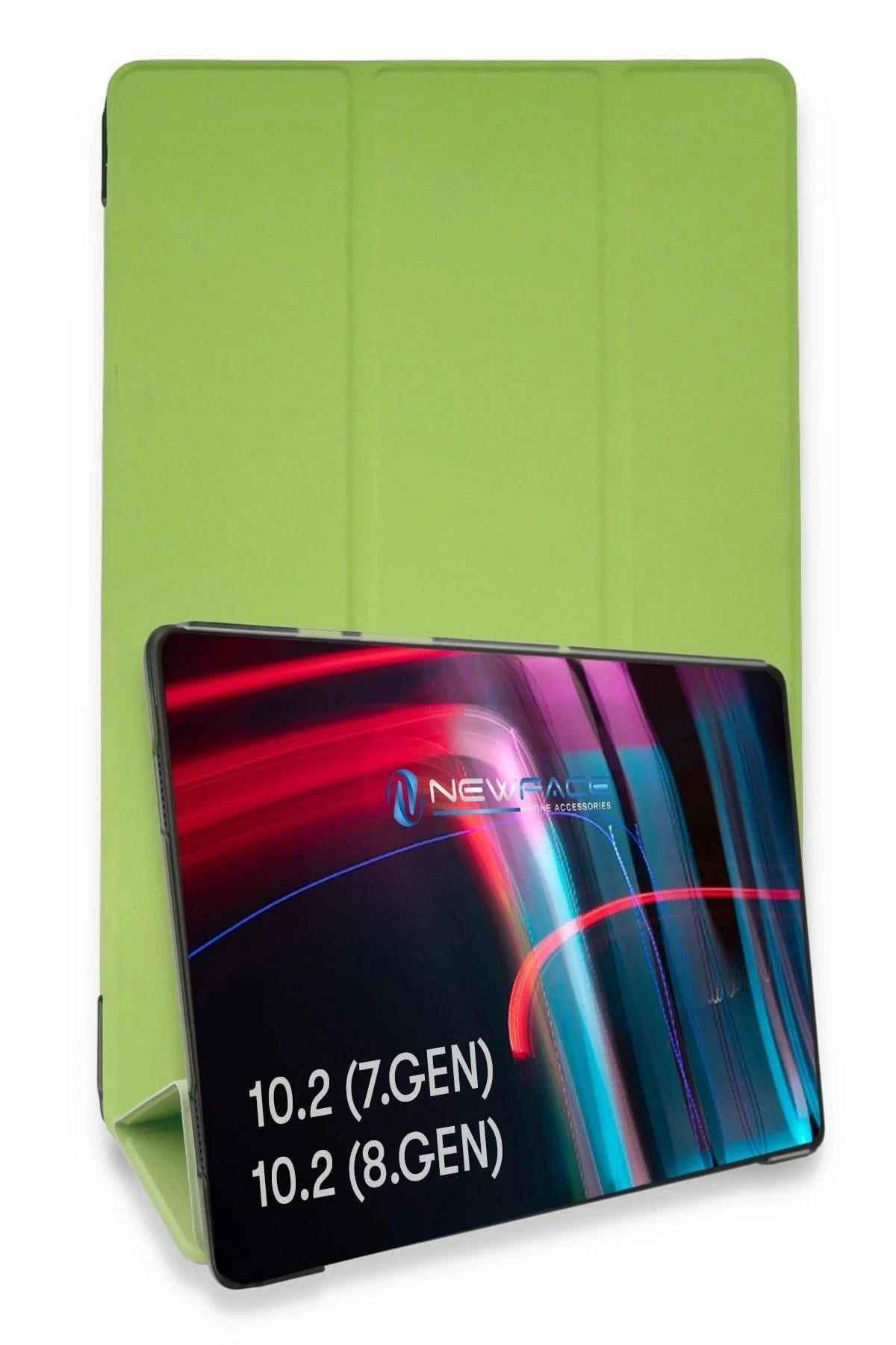 Mey İthalat®  iPad 10.2 (7.nesil) Kılıf Tablet Smart Kılıf - Açık Yeşil