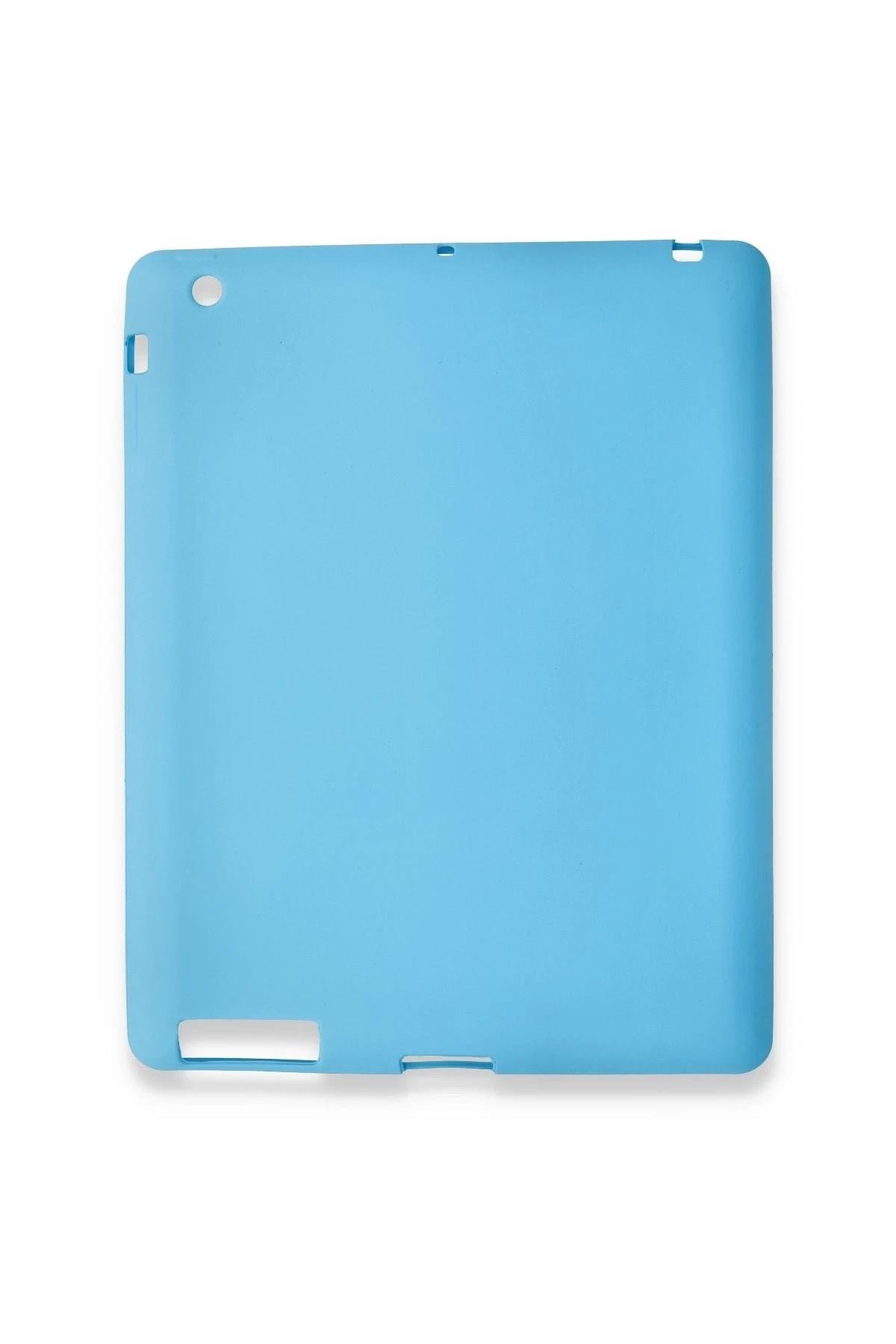 Mey İthalat®  iPad 4 9.7 Kılıf Evo Tablet Silikon - Mavi