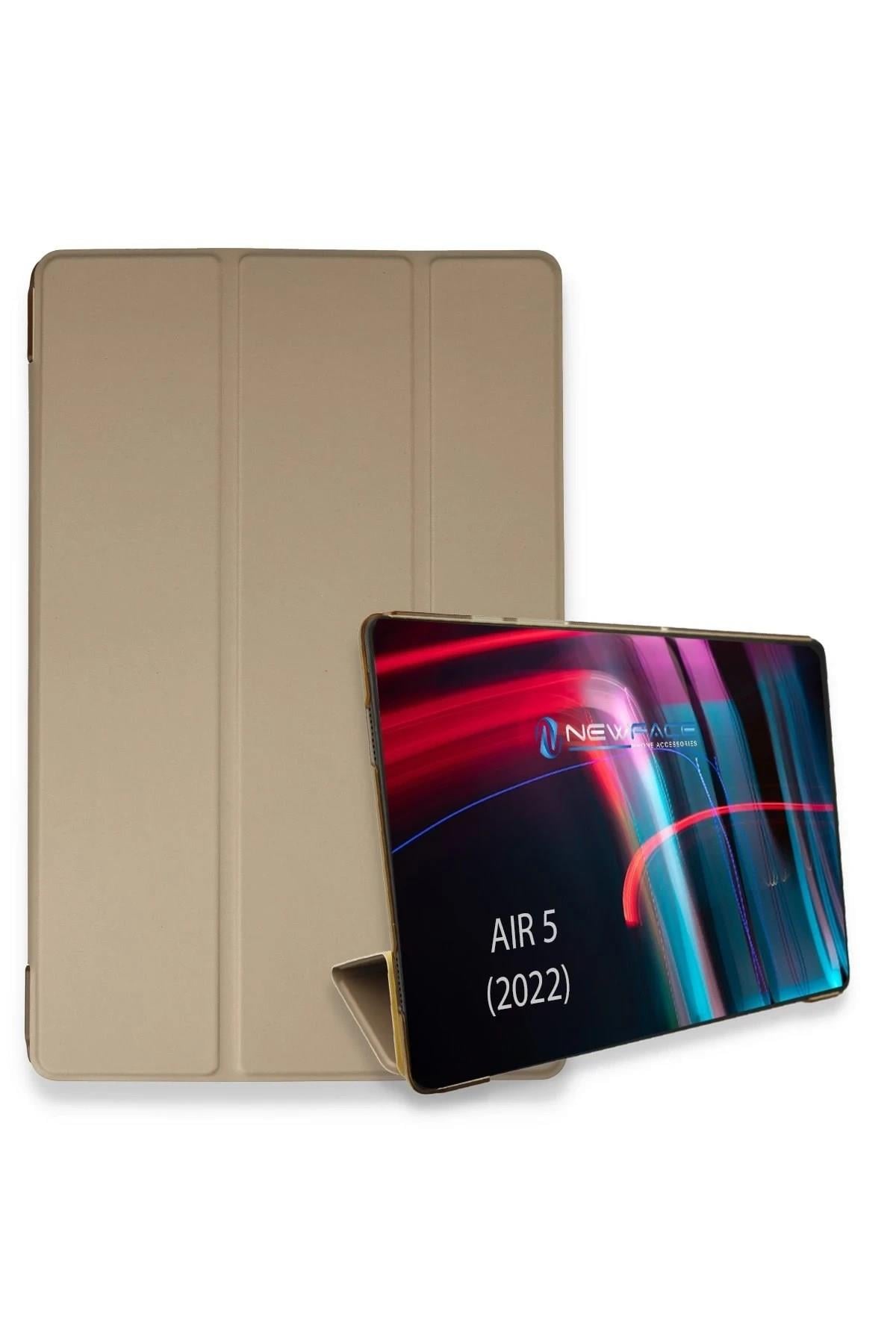 Mey İthalat®  iPad Air 5 (2022) Kılıf Tablet Smart Kılıf - Gold