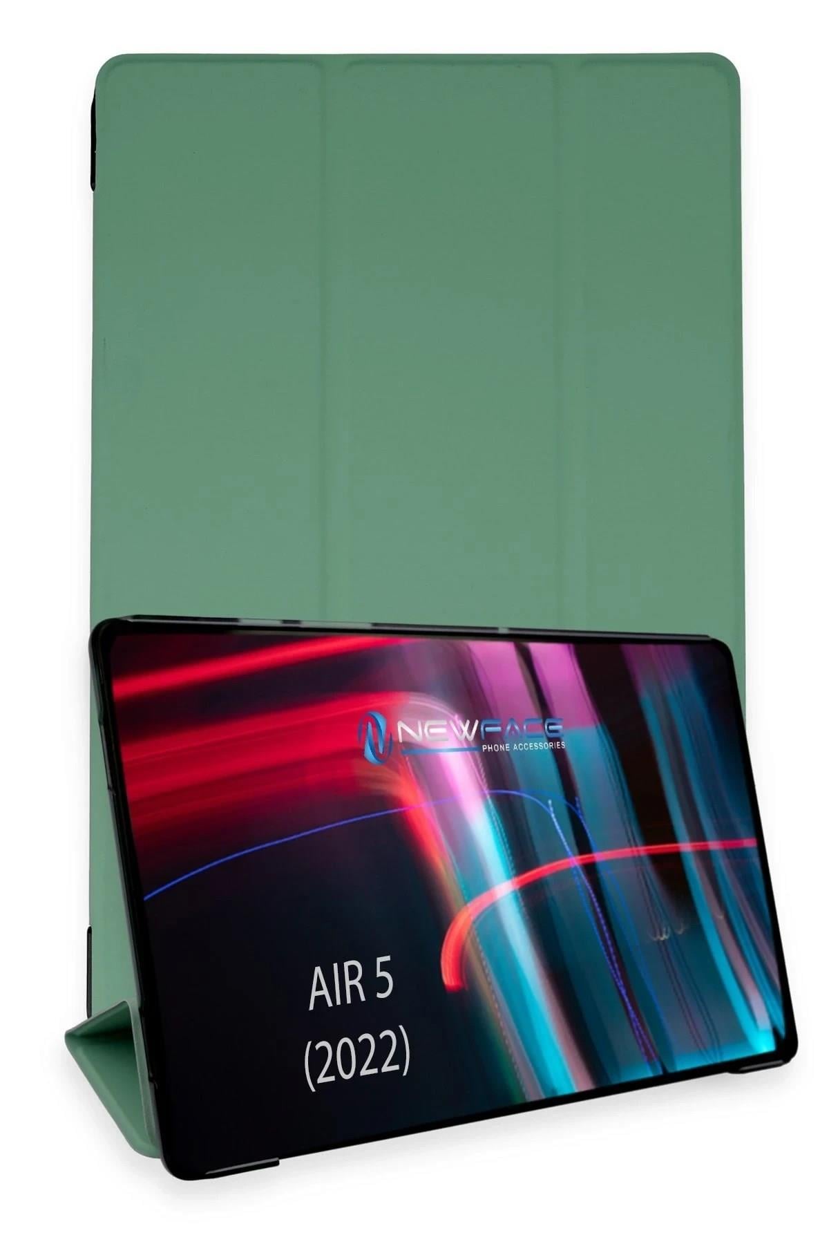 Mey İthalat®  iPad Air 5 (2022) Kılıf Tablet Smart Kılıf - Koyu Yeşil
