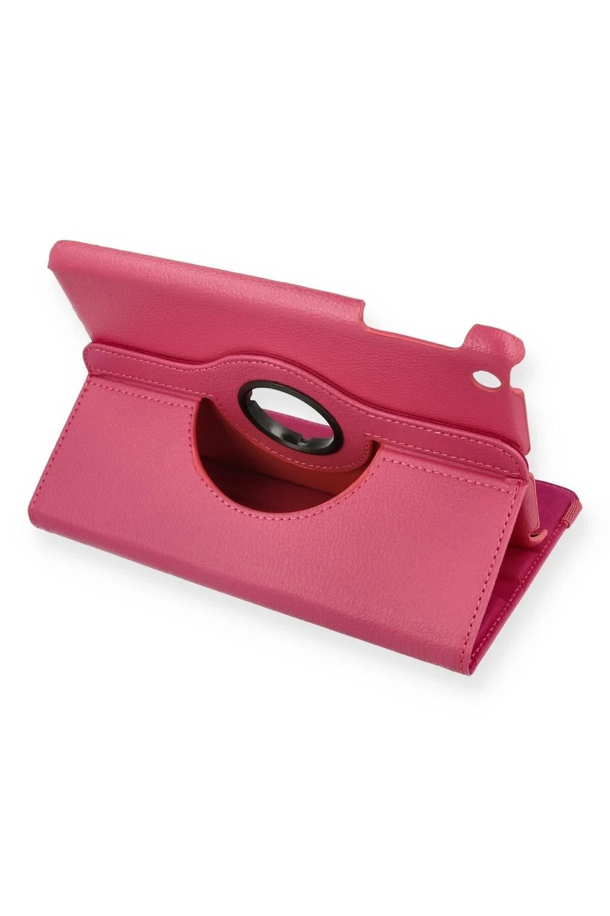 Mey İthalat®  iPad Mini 1 Kılıf 360 Tablet Deri Kılıf - Pembe