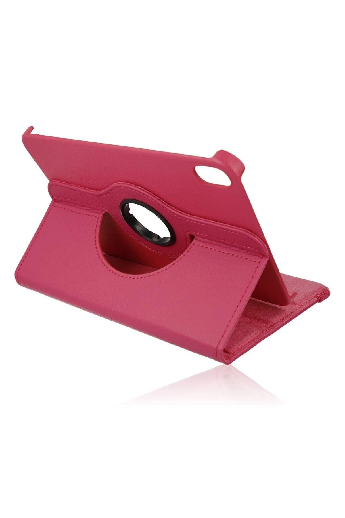 Mey İthalat®  iPad Mini 6 Kılıf 360 Tablet Deri Kılıf - Pembe