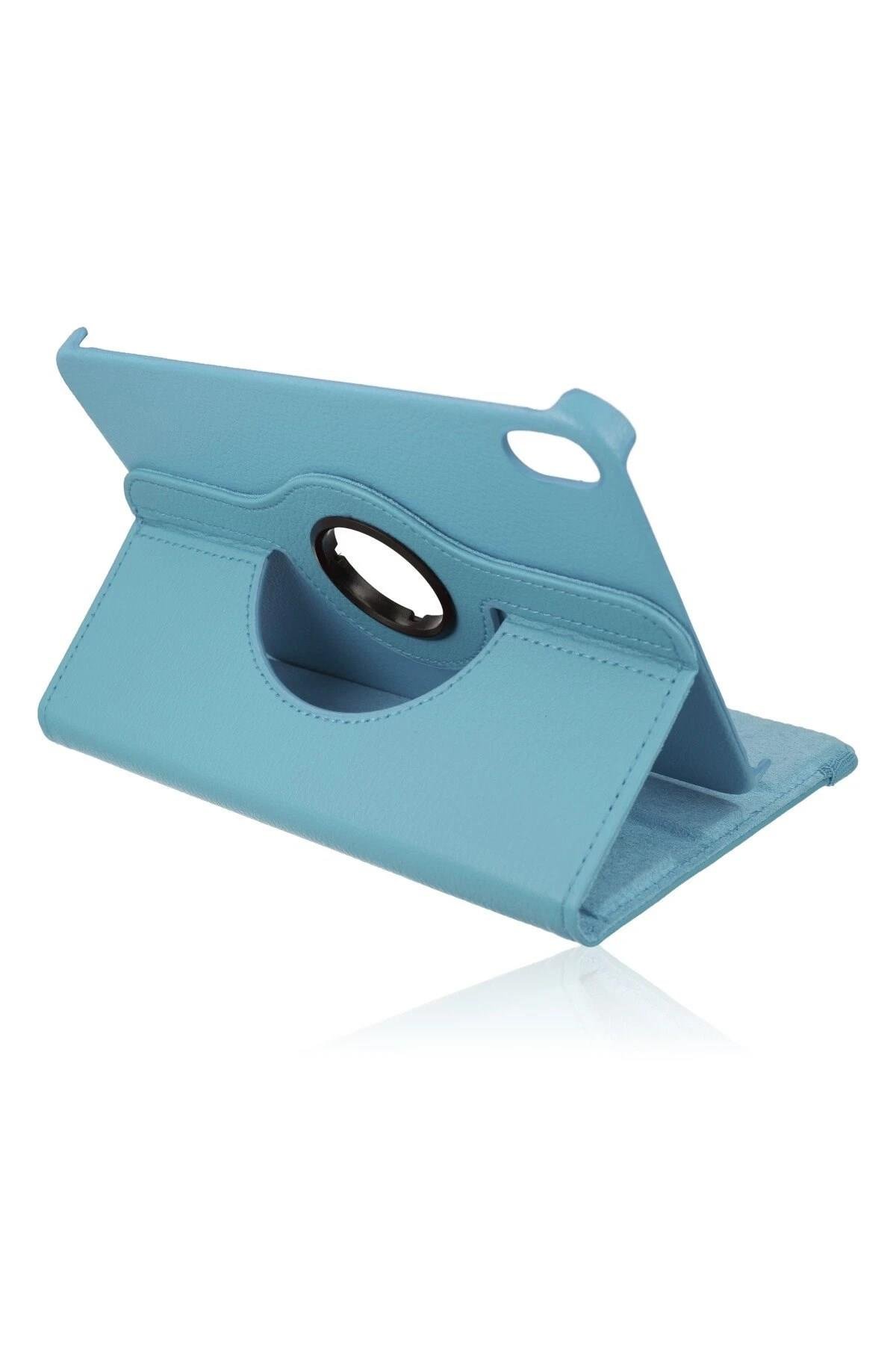 Mey İthalat®  iPad Mini 6 Kılıf 360 Tablet Deri Kılıf - Turkuaz