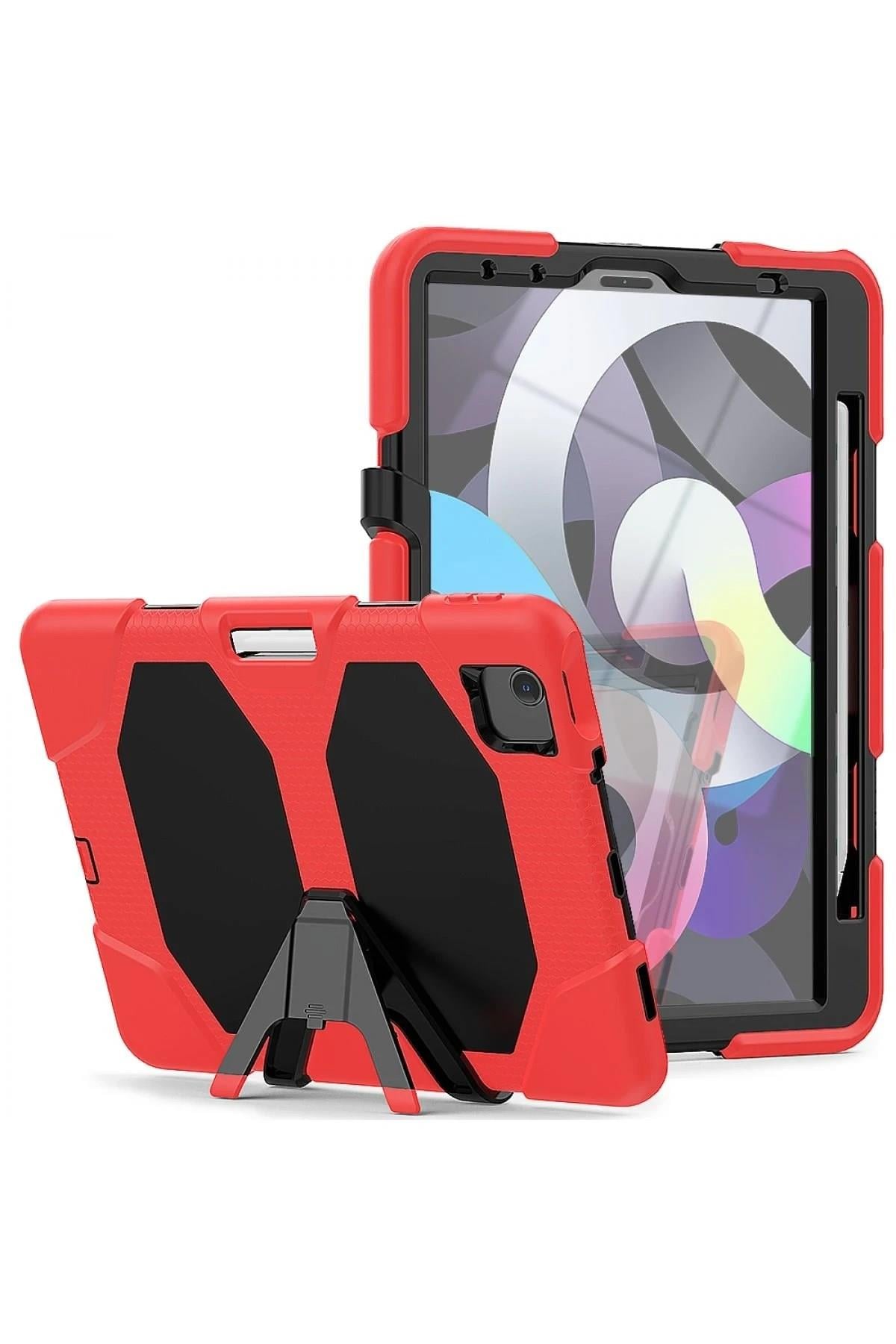 Mey İthalat®  iPad Pro 11 (2020) Kılıf Griffin Tablet Kapak - Kırmızı