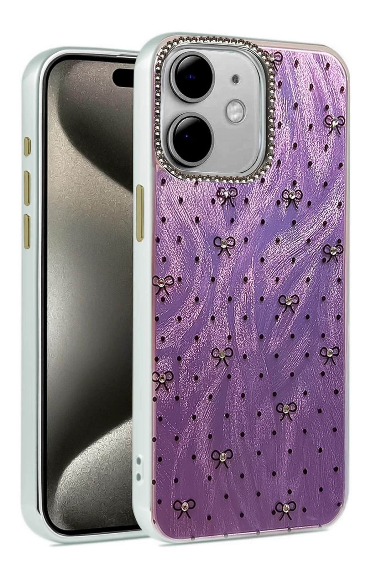 Mey İthalat®  iPhone 11 Kılıf Blade Aynalı Desenli Kapak - Desen 2