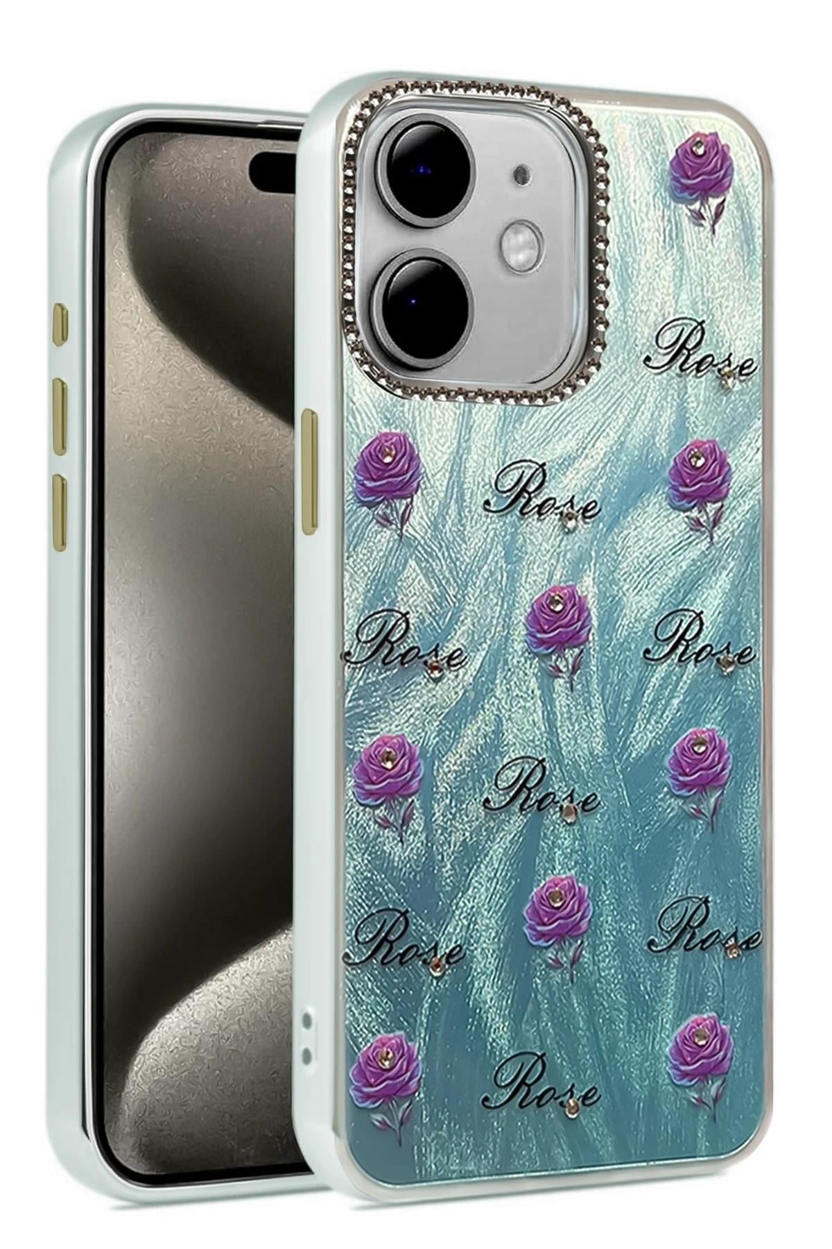 Mey İthalat®  iPhone 11 Kılıf Blade Aynalı Desenli Kapak - Desen 9