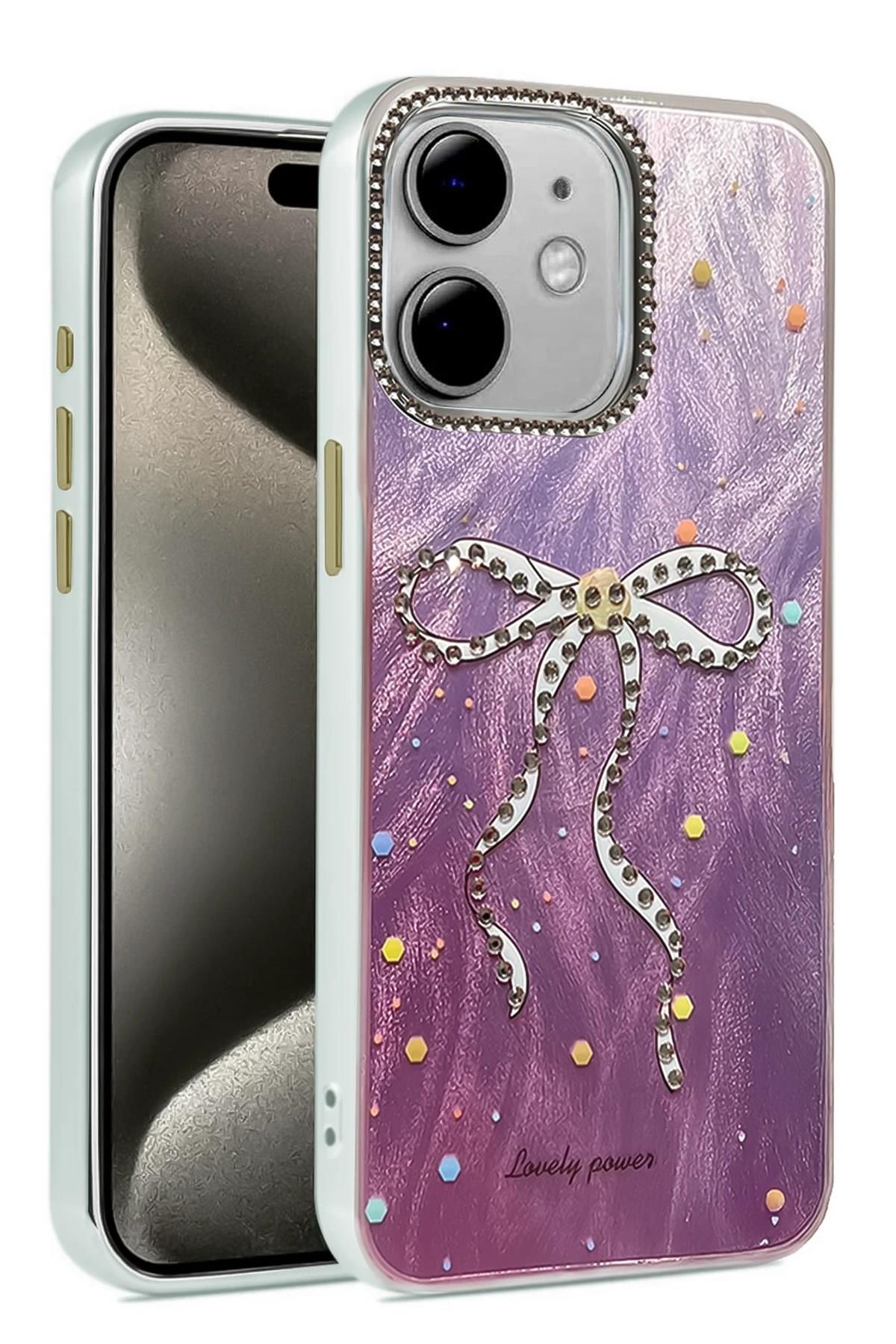 Mey İthalat®  iPhone 11 Kılıf Blade Aynalı Desenli Kapak - Desen 1