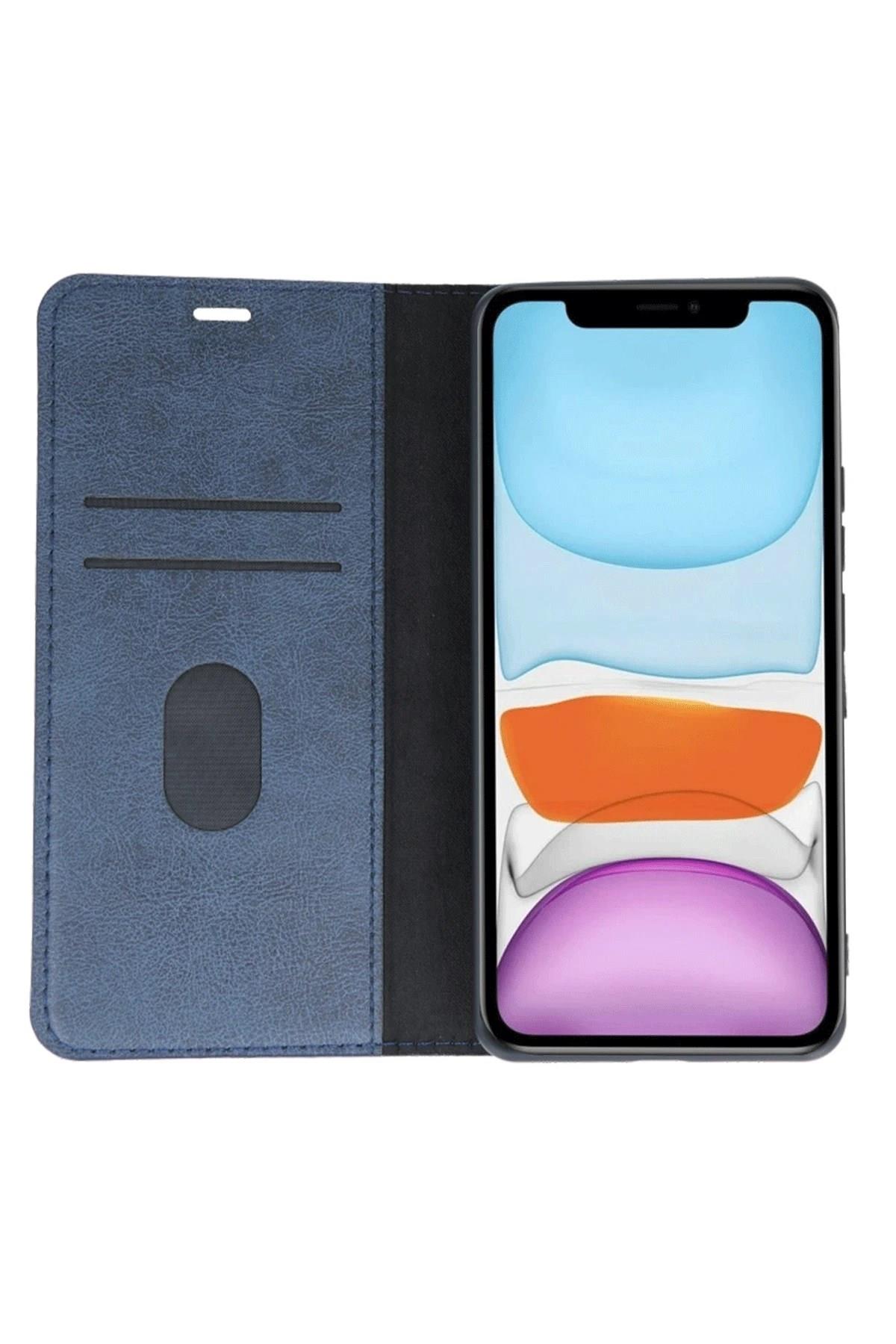 Mey İthalat®  iPhone 11 Kılıf Trend S Plus Kapaklı Kılıf - Yeşil