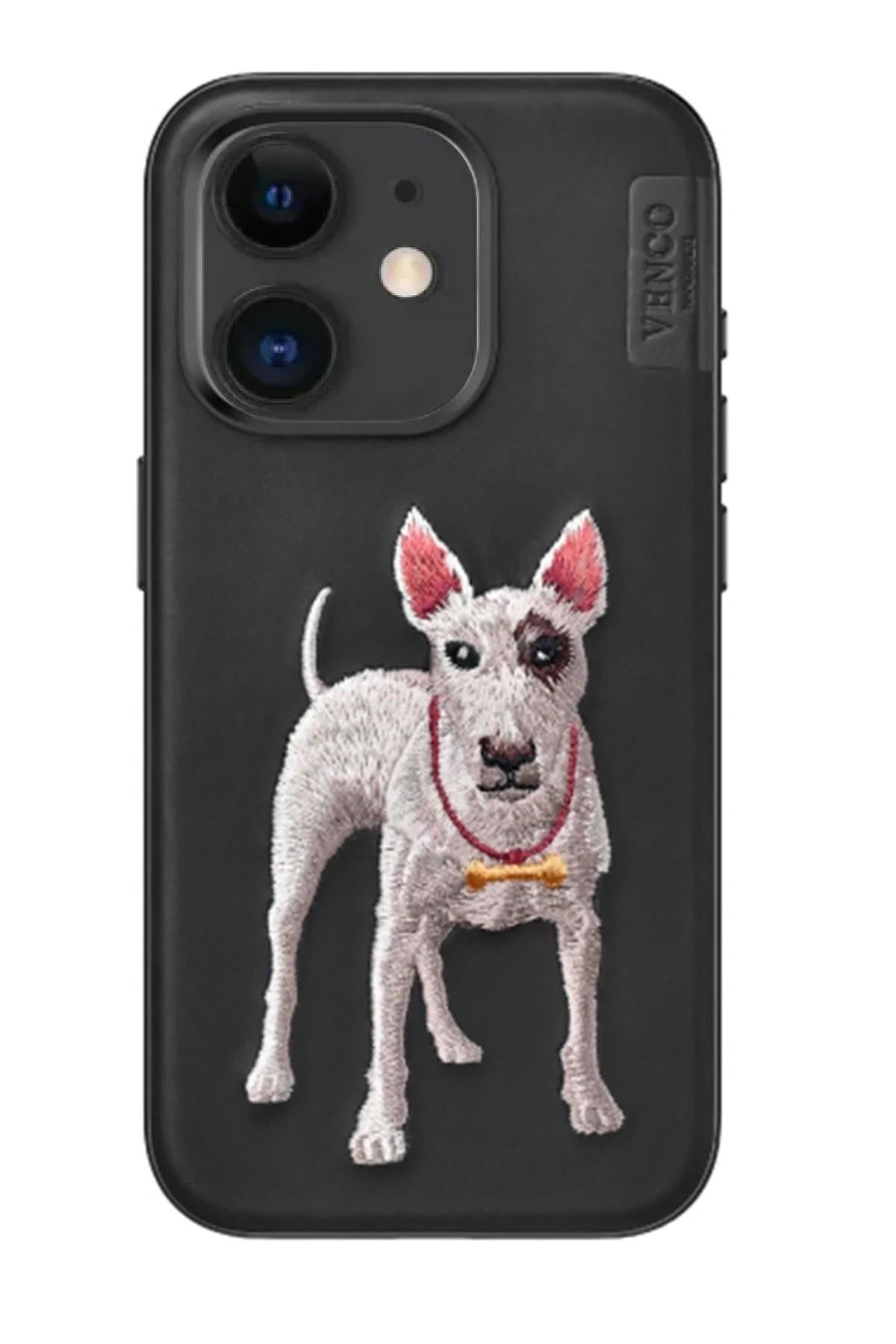 Mey İthalat®  iPhone 11 Perma Desenli Kapak - Siyah