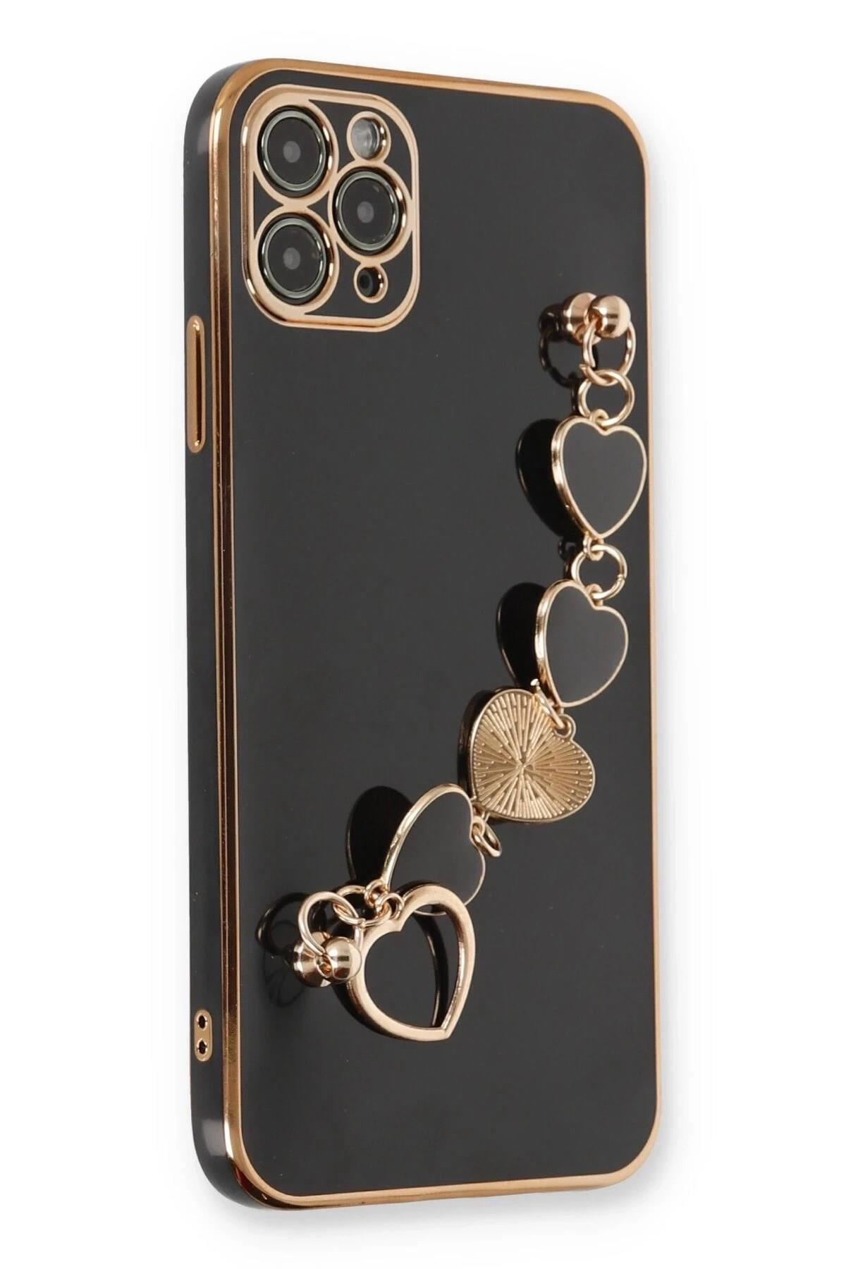 Mey İthalat®  iPhone 11 Pro Kılıf Esila Silikon - Siyah