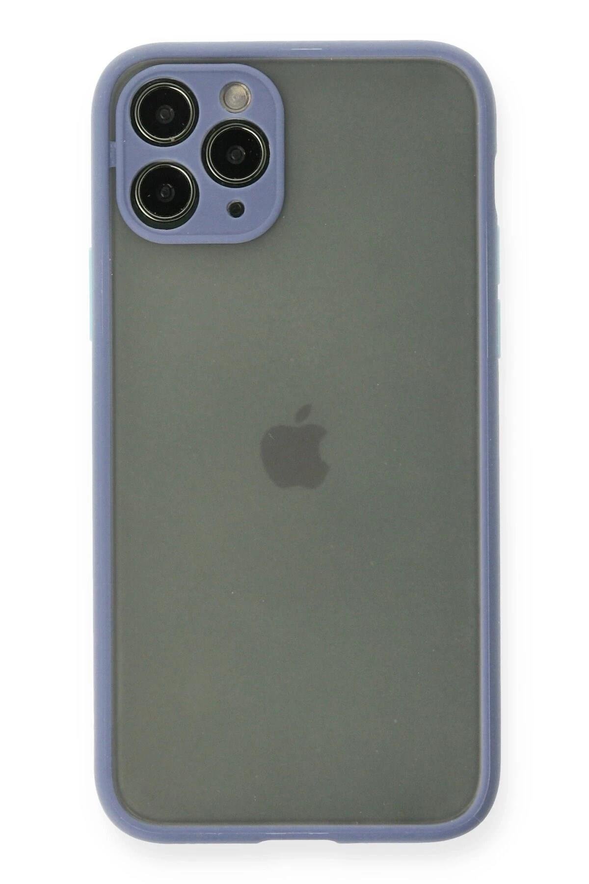 Mey İthalat®  iPhone 11 Pro Kılıf Montreal Silikon Kapak - Gri