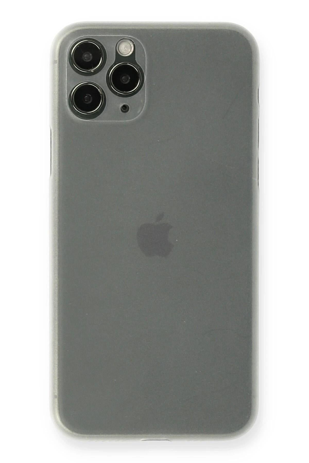 Mey İthalat®  iPhone 11 Pro Kılıf PP Ultra İnce Kapak - Beyaz