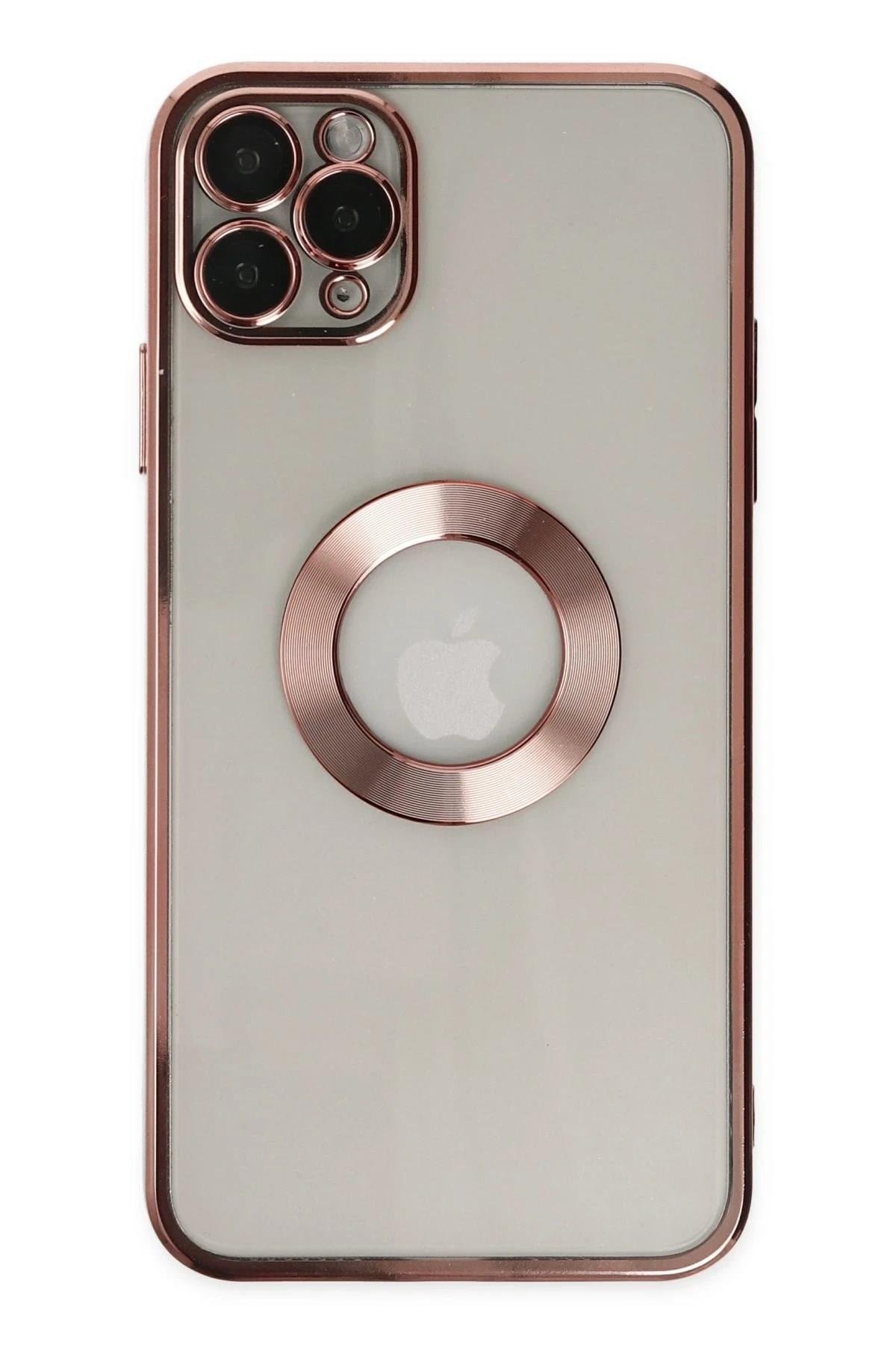 Mey İthalat®  iPhone 11 Pro Kılıf Slot Silikon - Rose Gold
