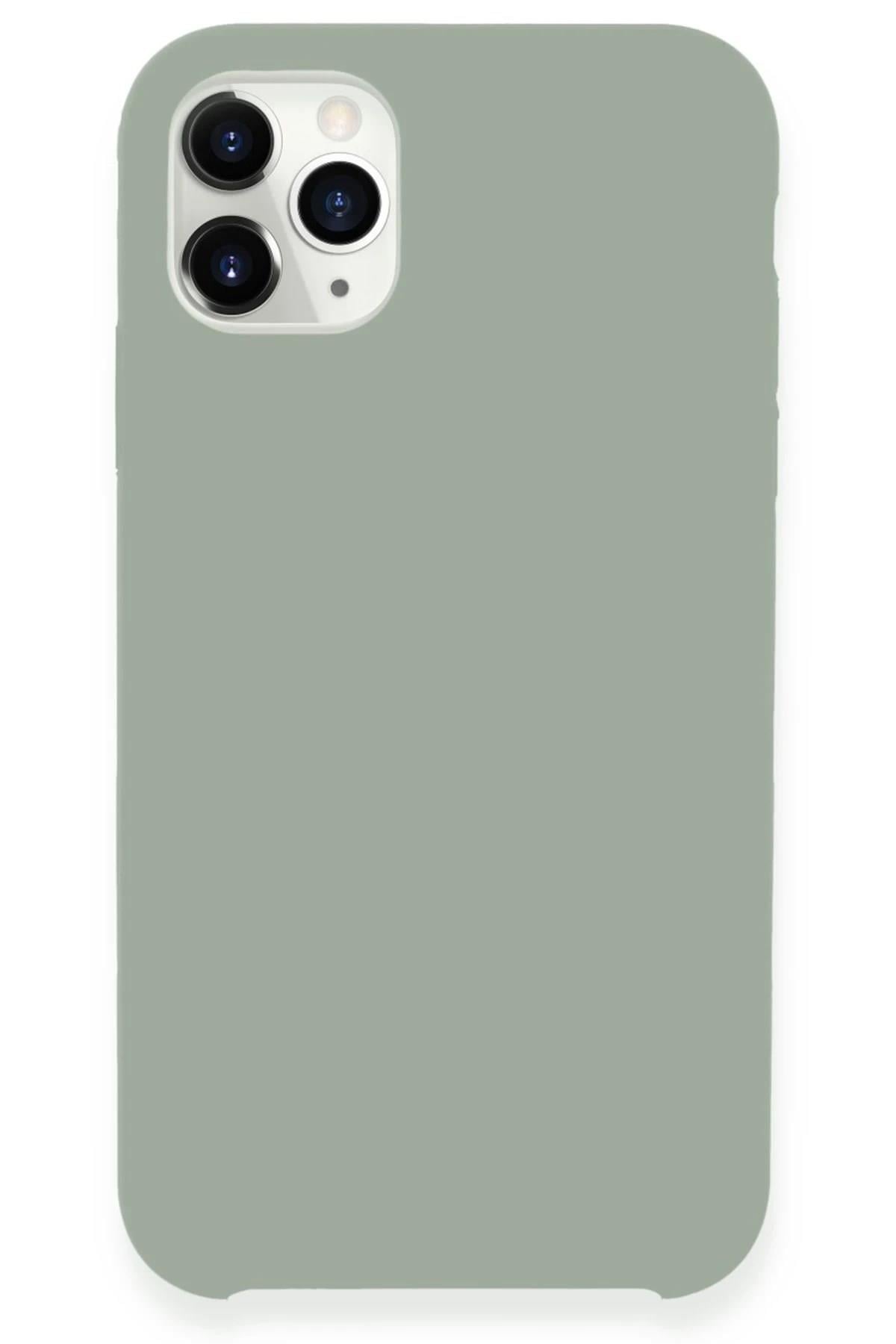 Mey İthalat®  iPhone 11 Pro Max Kılıf Lansman Legant Silikon - Açık Gri