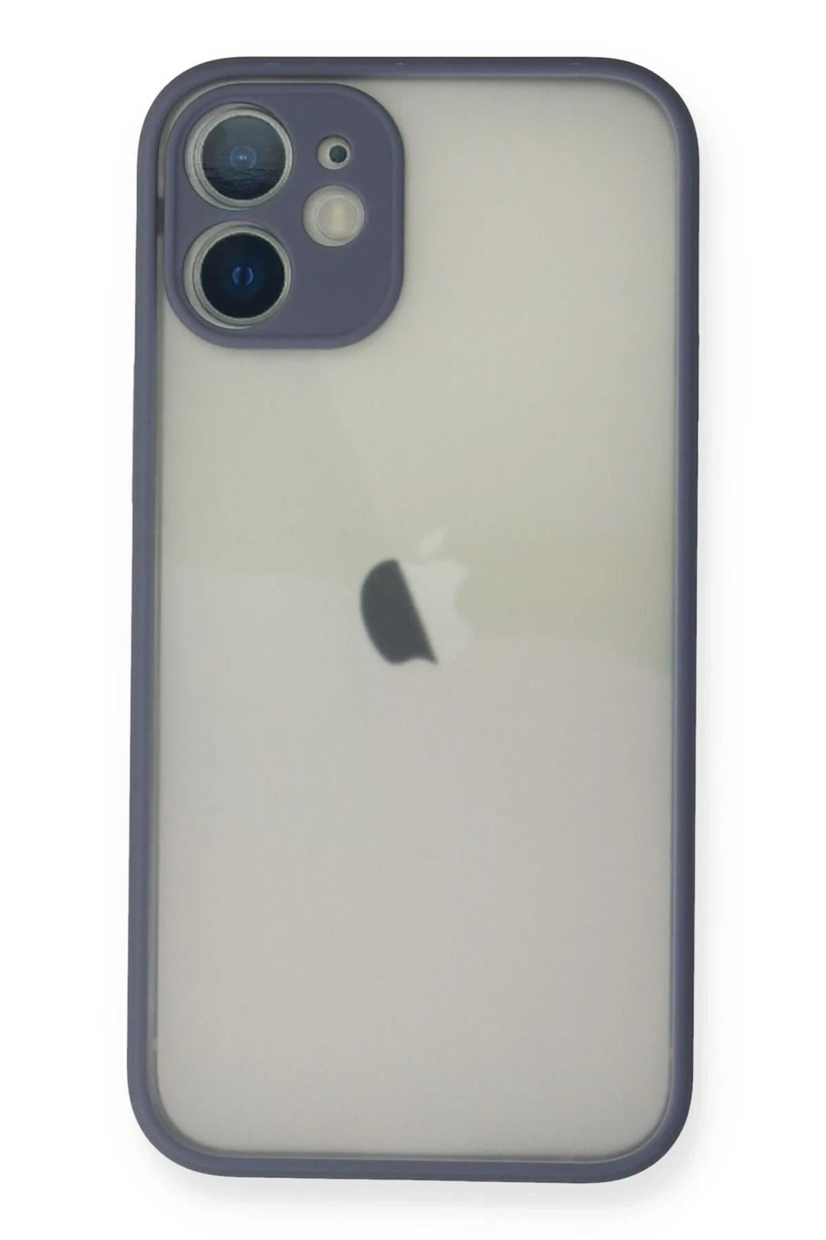 Mey İthalat®  iPhone 11 Pro Max Kılıf Montreal Silikon Kapak - Gri
