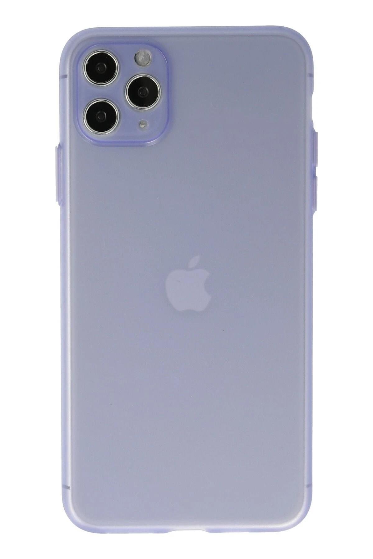 Mey İthalat®  iPhone 11 Pro Max Kılıf Puma Silikon - Mor