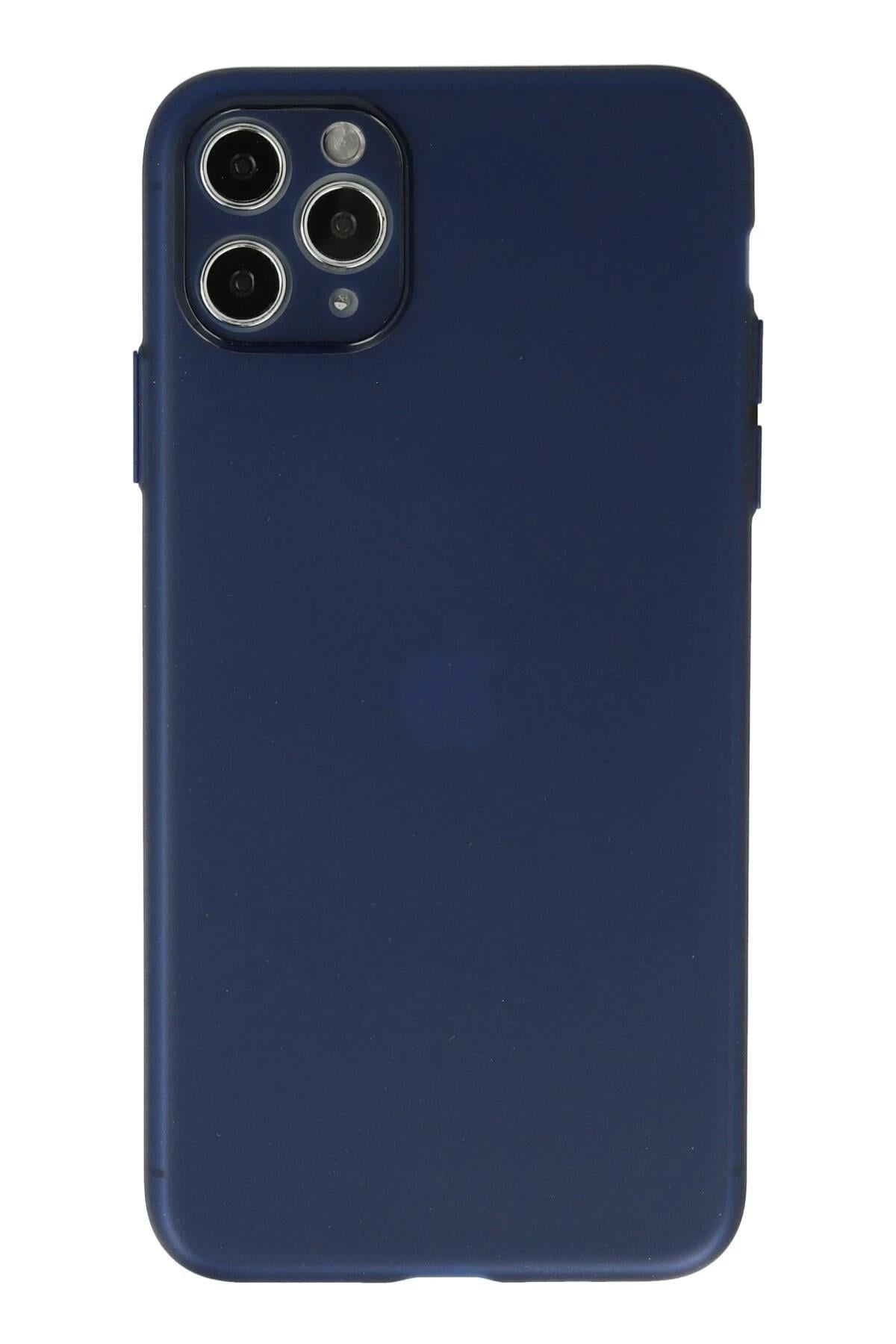 Mey İthalat®  iPhone 11 Pro Max Kılıf Puma Silikon - Mavi