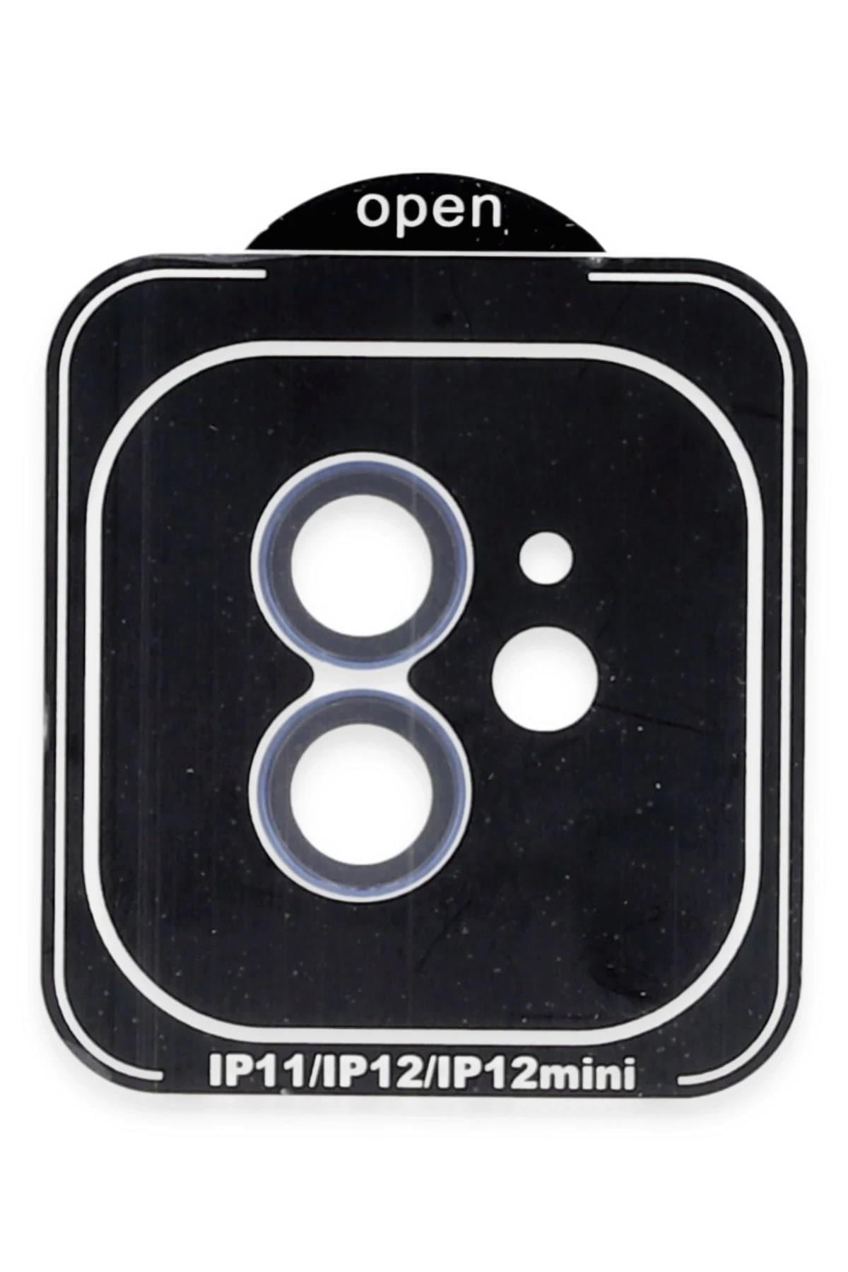 Mey İthalat®  iPhone 11 PVD Metal Kamera Lens - Mavi