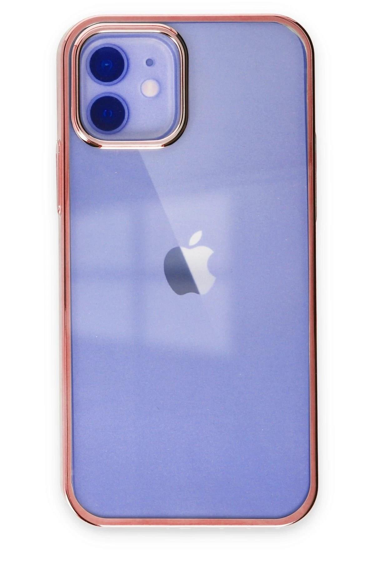 Mey İthalat®  iPhone 12 Kılıf Element Silikon - Pembe
