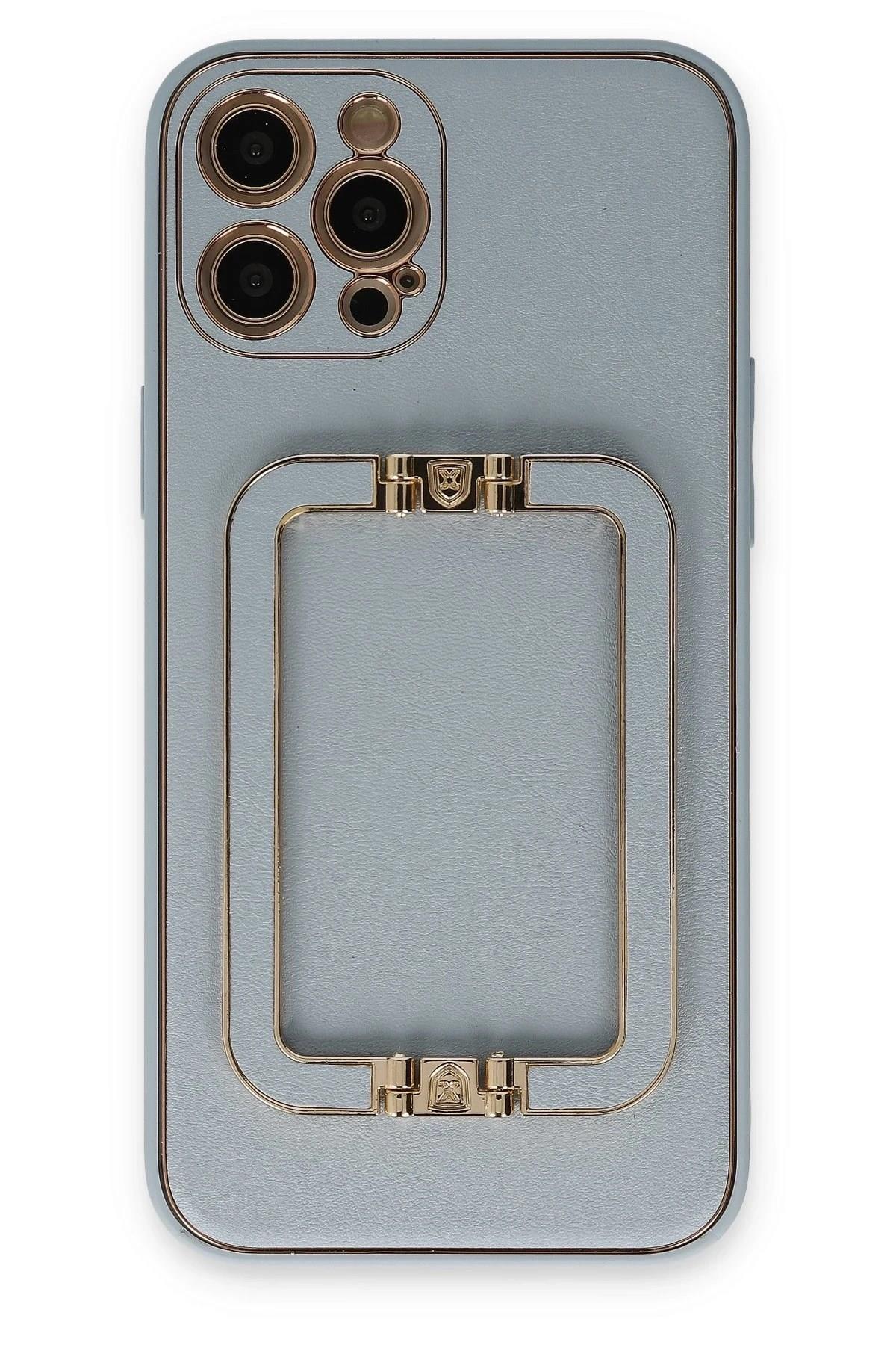 Mey İthalat®  iPhone 12 Pro Kılıf Coco Elit Kapak - Turkuaz