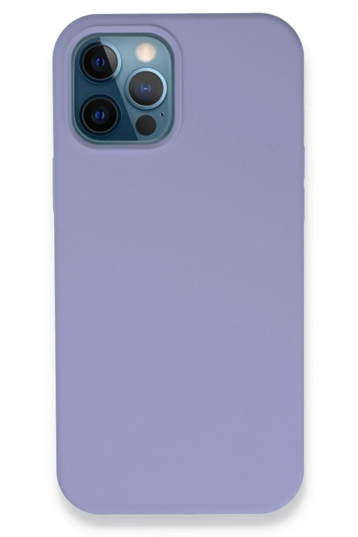 Mey İthalat®  iPhone 12 Pro Kılıf Lansman Legant Silikon - Lila