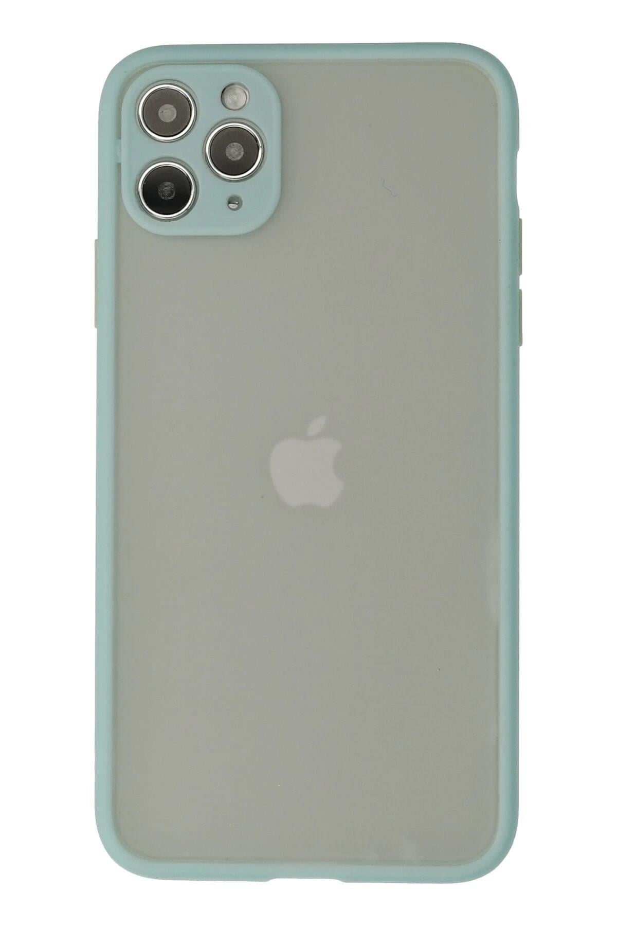 Mey İthalat®  iPhone 12 Pro Kılıf Montreal Silikon Kapak - Turkuaz