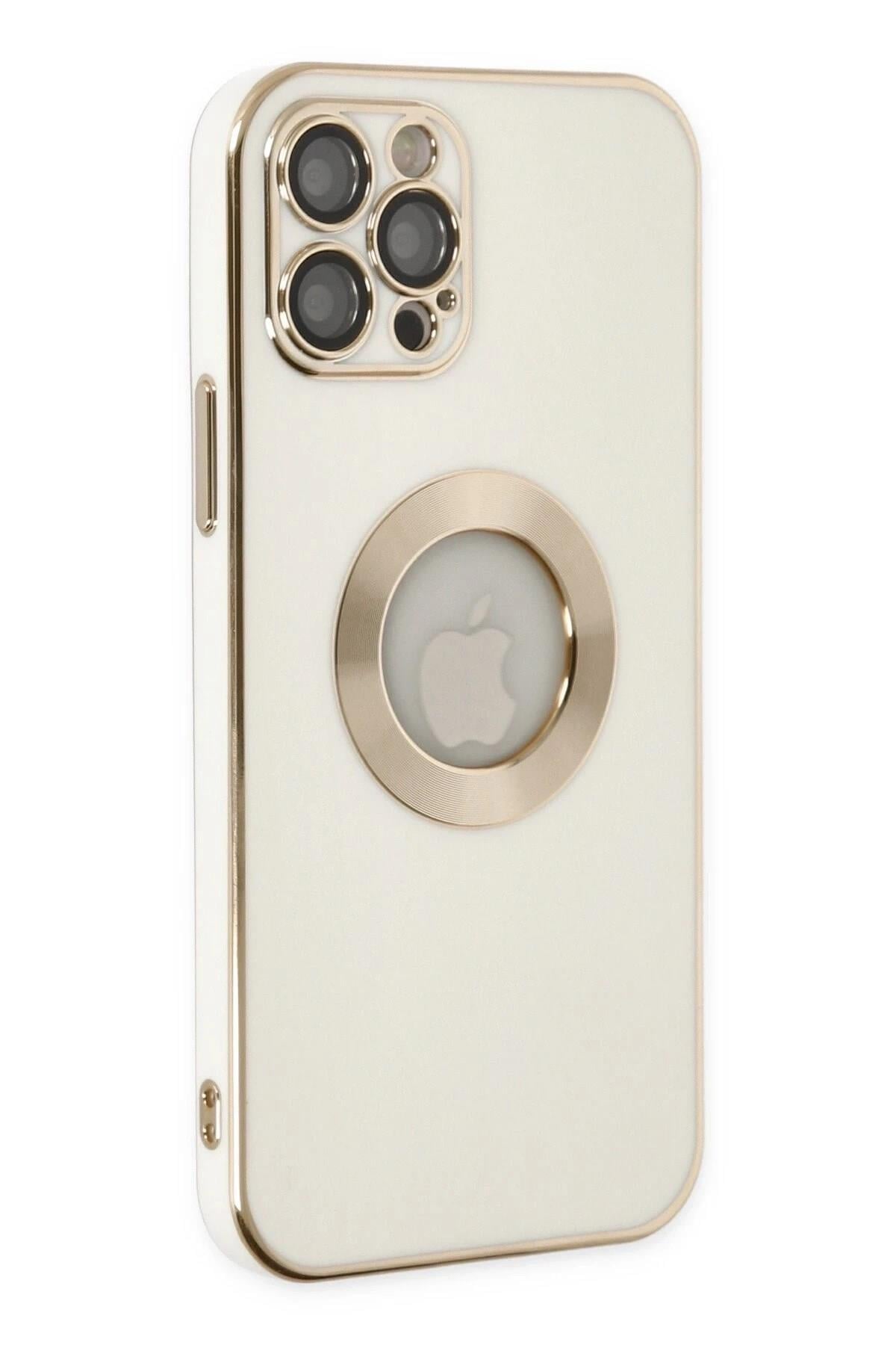 Mey İthalat®  iPhone 12 Pro Kılıf Store Silikon - Beyaz