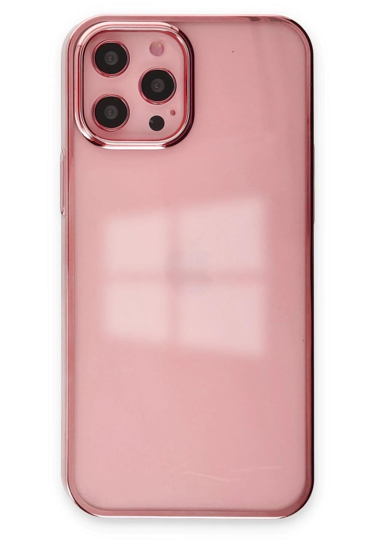 Mey İthalat®  iPhone 12 Pro Max Kılıf Element Silikon - Pembe