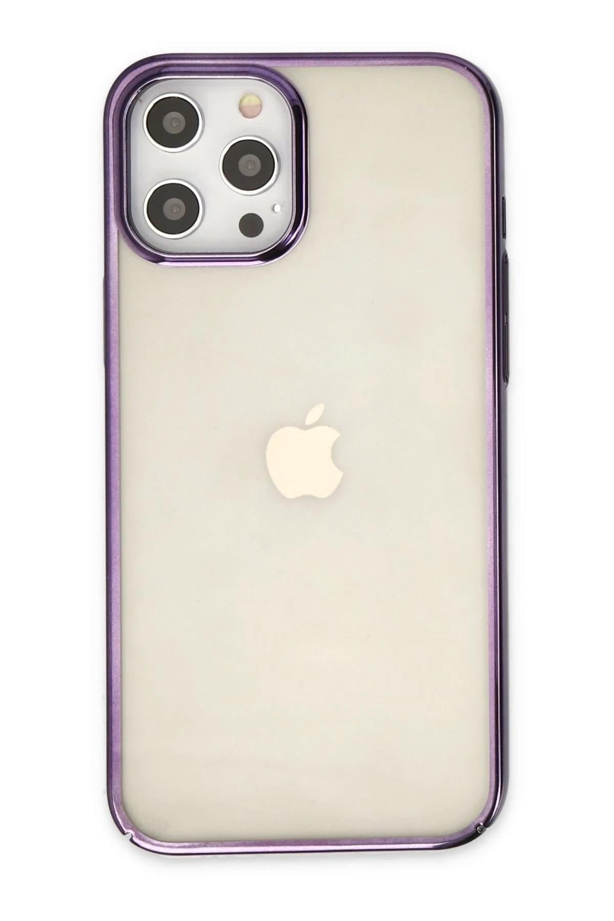 Mey İthalat®  iPhone 12 Pro Max Kılıf Element Silikon - Mor