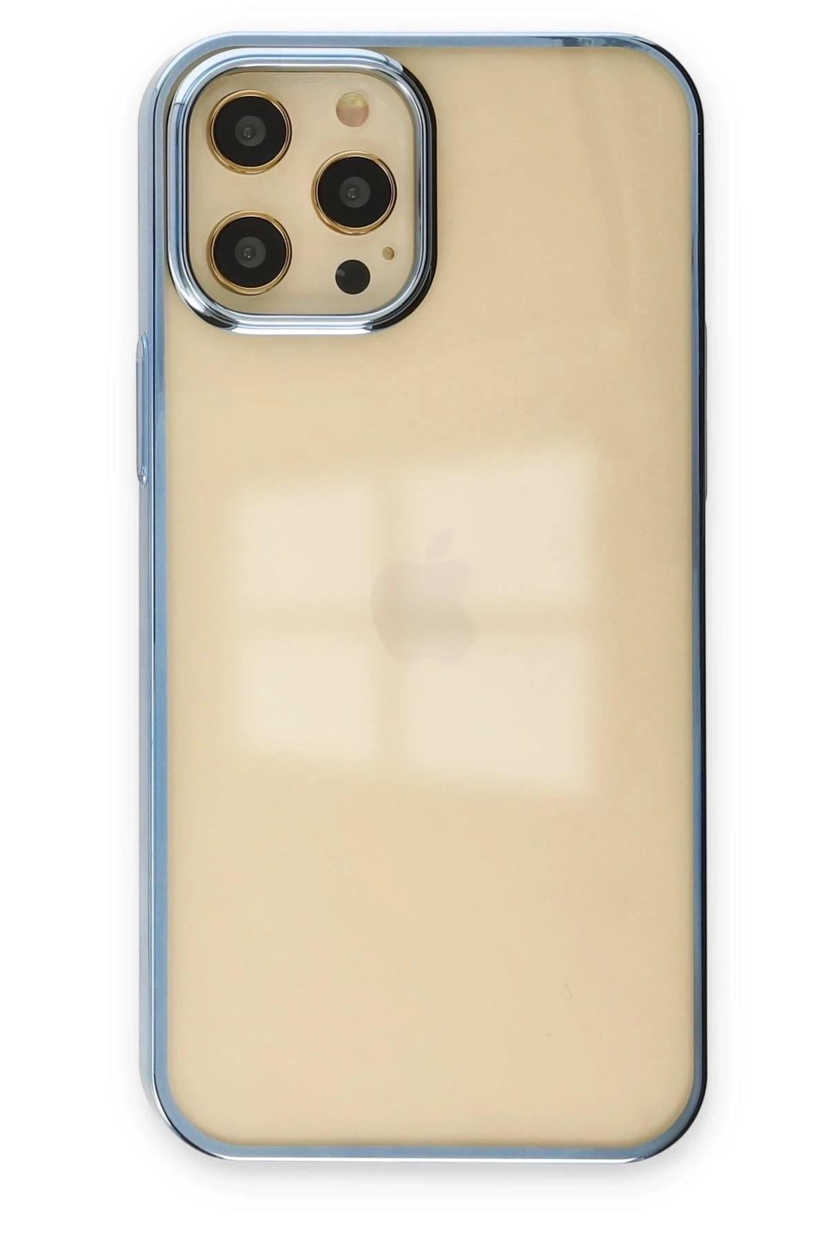 Mey İthalat®  iPhone 12 Pro Max Kılıf Element Silikon - Mavi