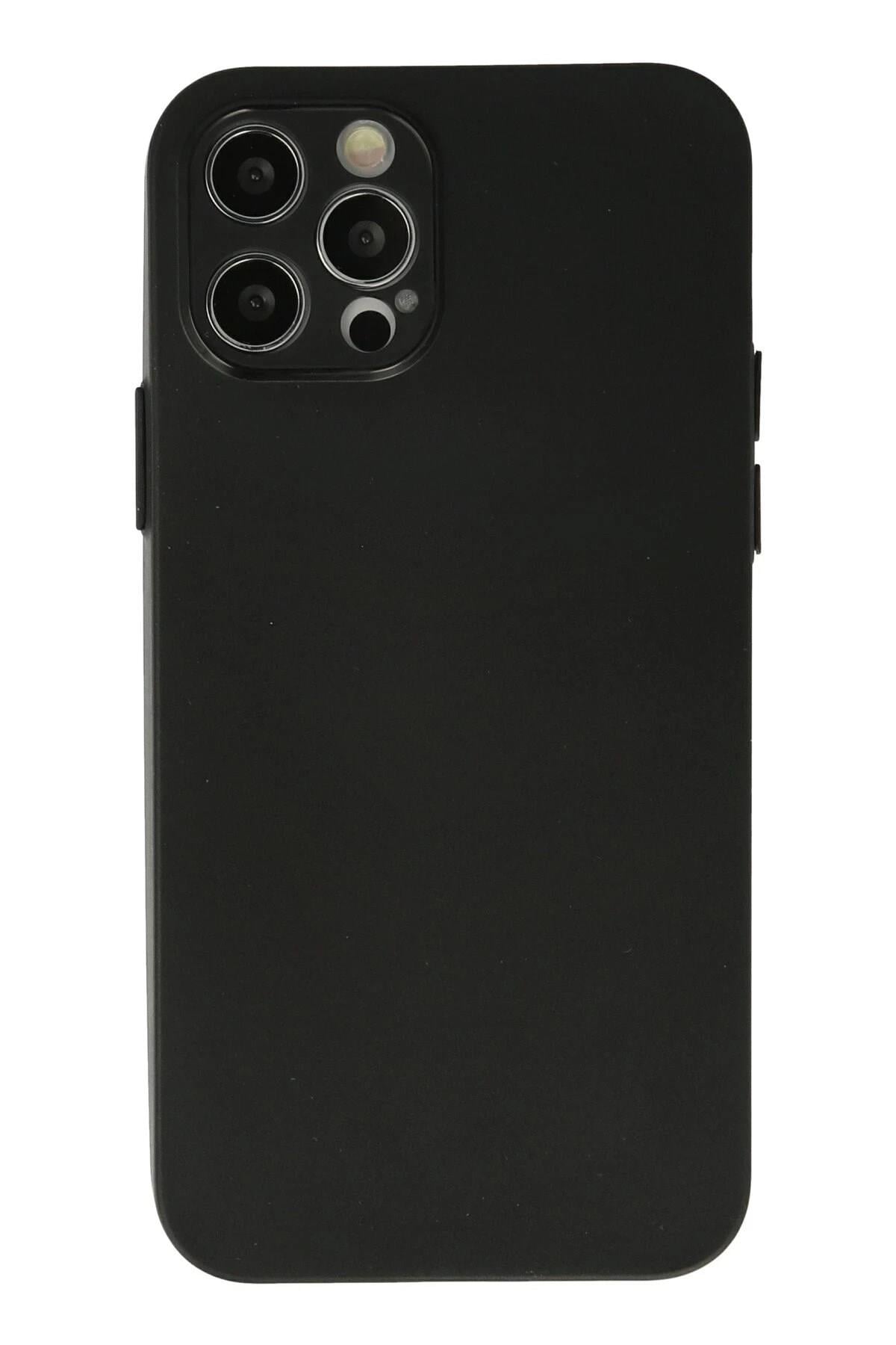 Mey İthalat®  iPhone 12 Pro Max Kılıf Puma Silikon - Siyah