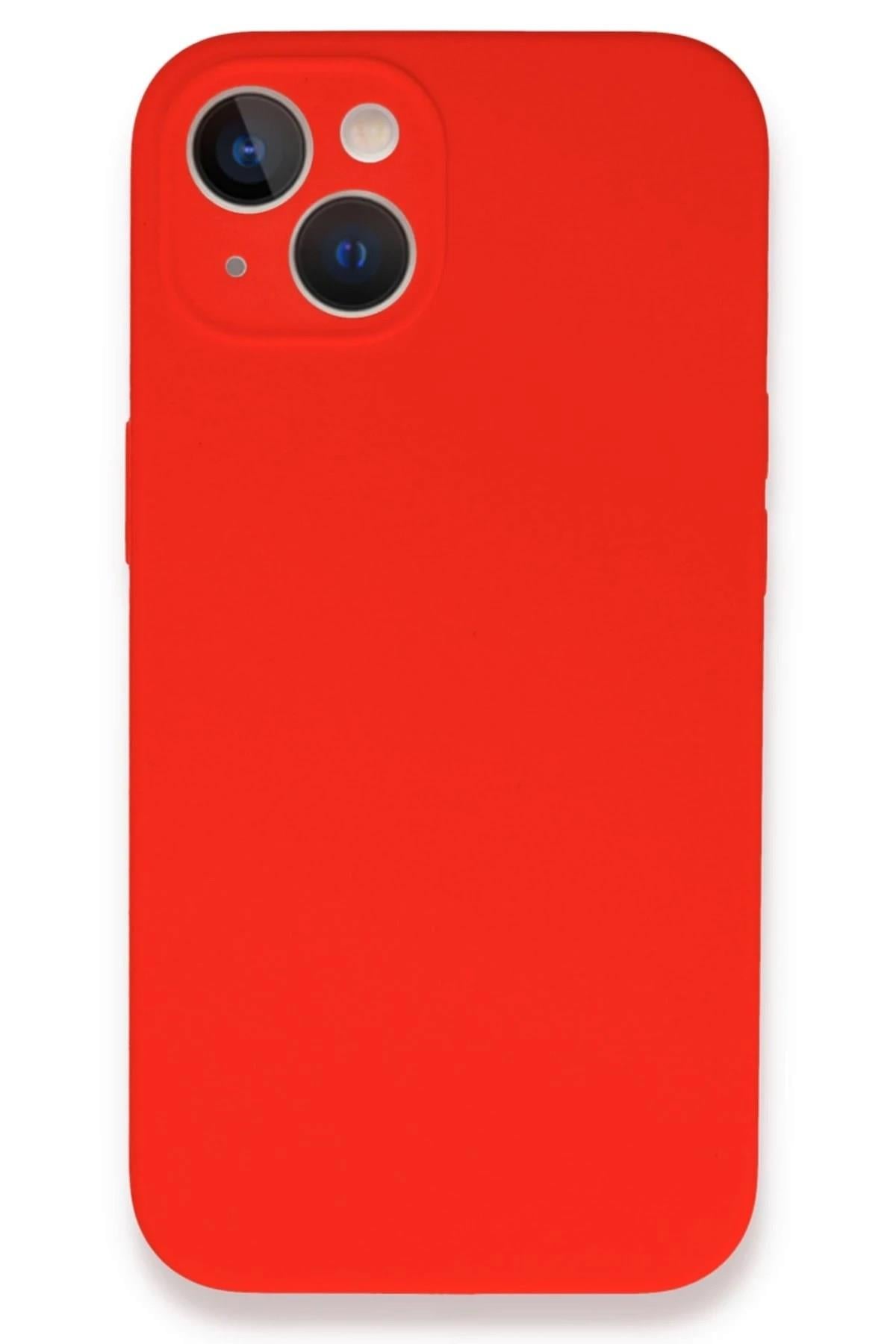 Mey İthalat®  iPhone 13 Mini Kılıf Lansman Legant Silikon - Kırmızı