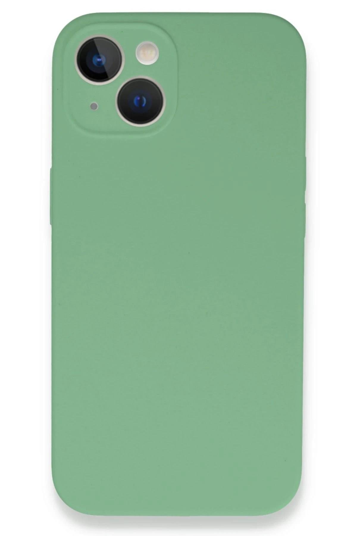 Mey İthalat®  iPhone 13 Mini Kılıf Lansman Legant Silikon - Yeşil
