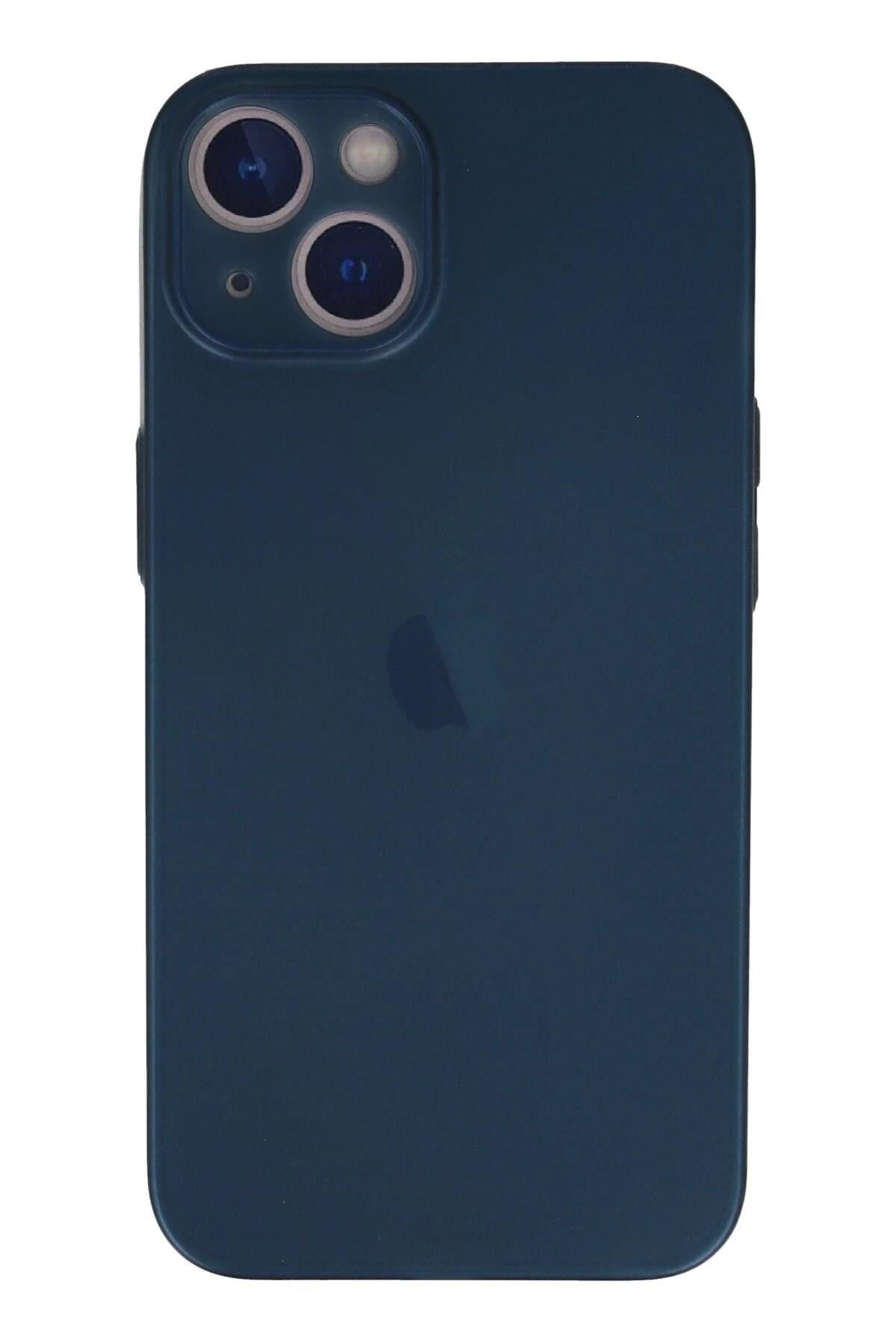 Mey İthalat®  iPhone 13 Mini Kılıf PP Ultra İnce Kapak - Mavi