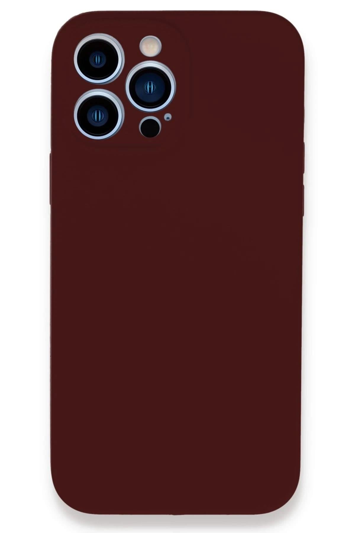 Mey İthalat®  iPhone 13 Pro Kılıf Lansman Legant Silikon - Bordo