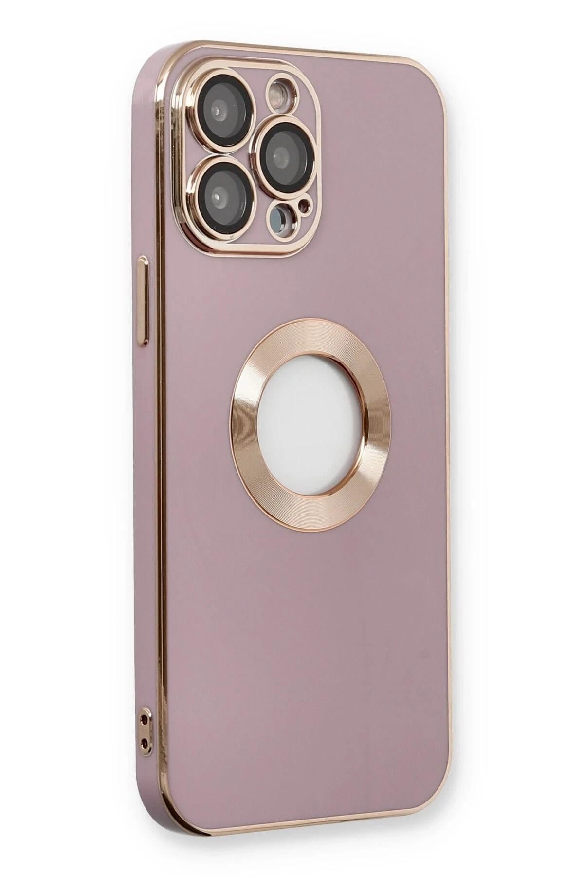 Mey İthalat®  iPhone 13 Pro Kılıf Store Silikon - Mor