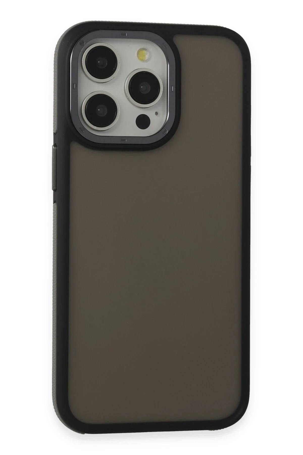 Mey İthalat®  iPhone 13 Pro Max Harvel Kapak - Titan Gri
