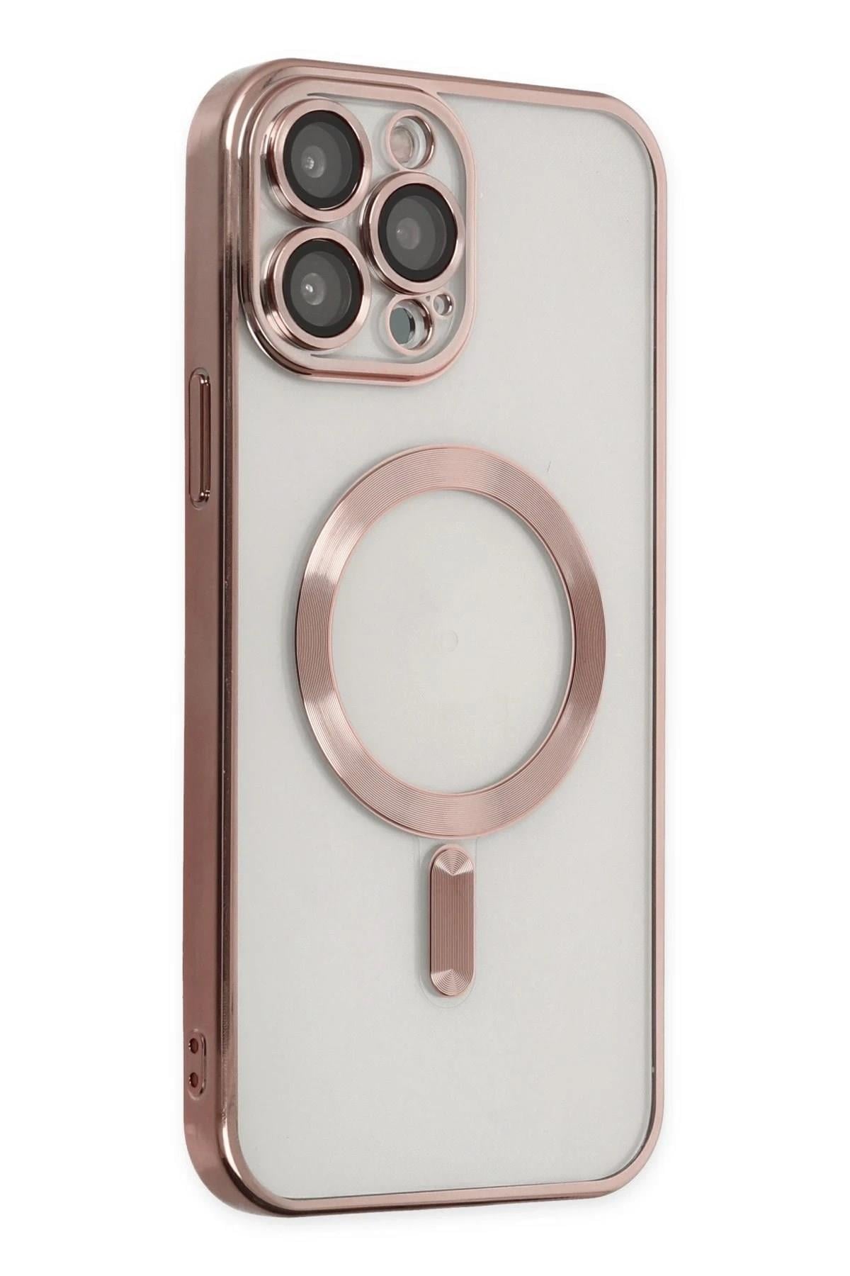 Mey İthalat®  iPhone 13 Pro Max Kılıf Kross Magneticsafe Kapak - Rose