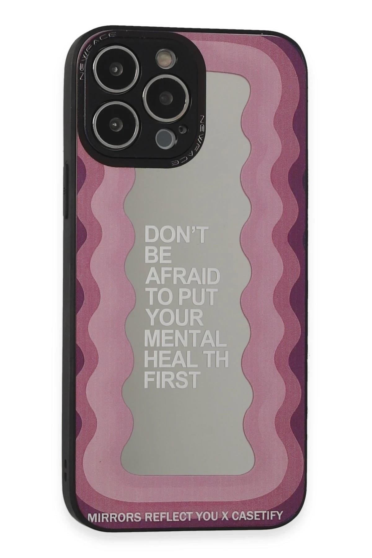 Mey İthalat®  iPhone 13 Pro Max Kılıf Mirror Desenli Kapak - Mirror - 11