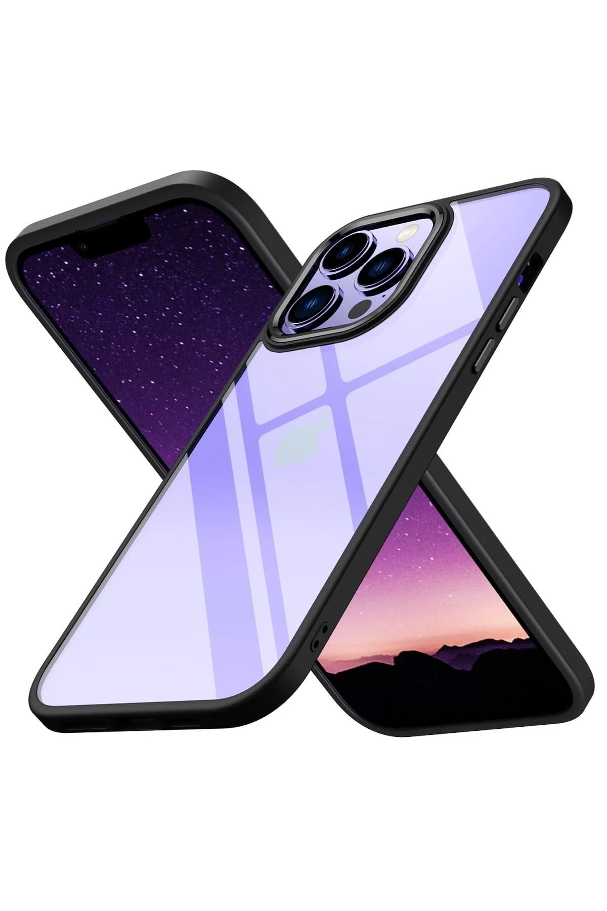 Mey İthalat®  iPhone 13 Pro Max Kılıf Power Silikon - Siyah