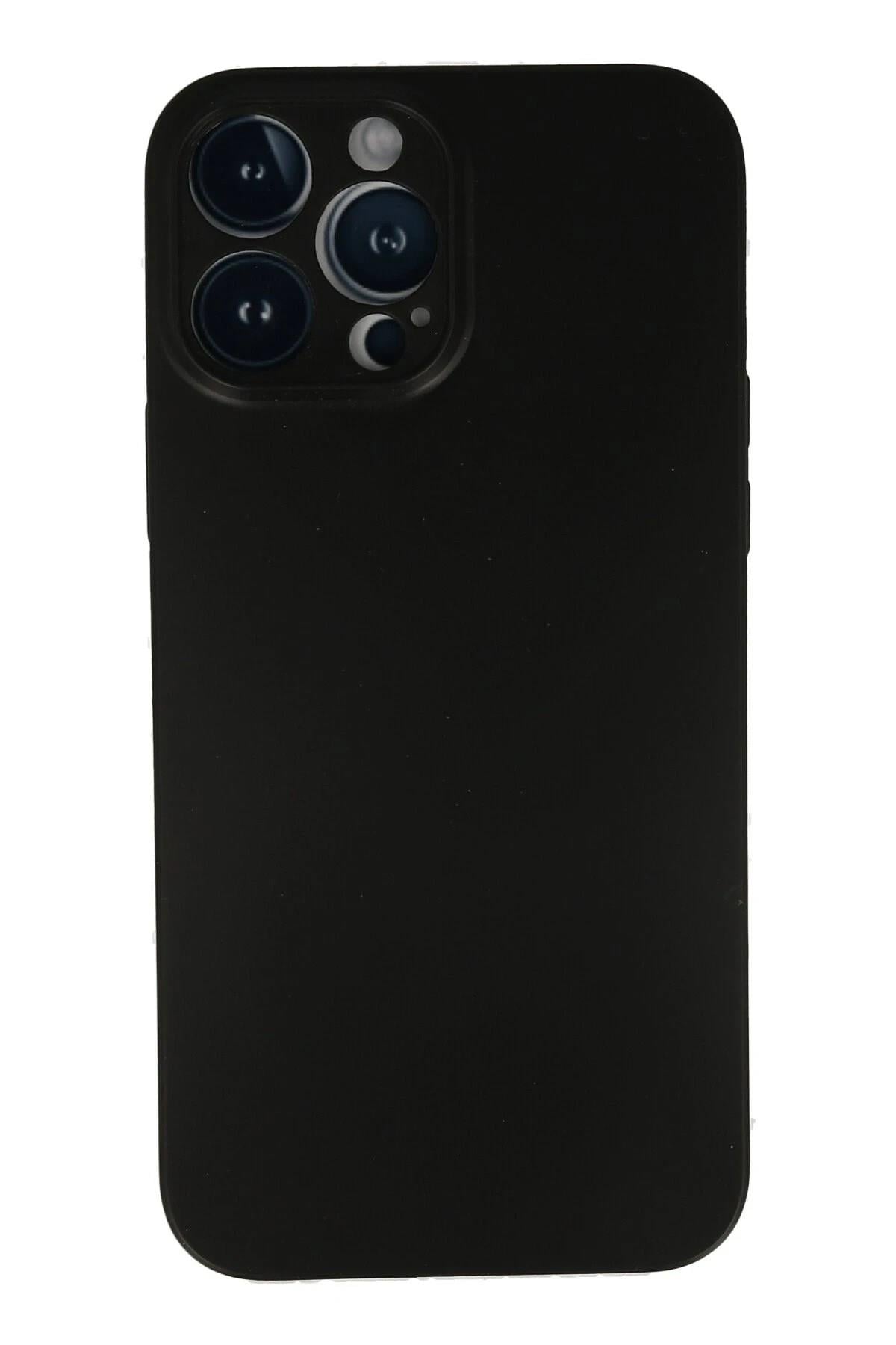 Mey İthalat®  iPhone 13 Pro Max Kılıf PP Ultra İnce Kapak - Siyah