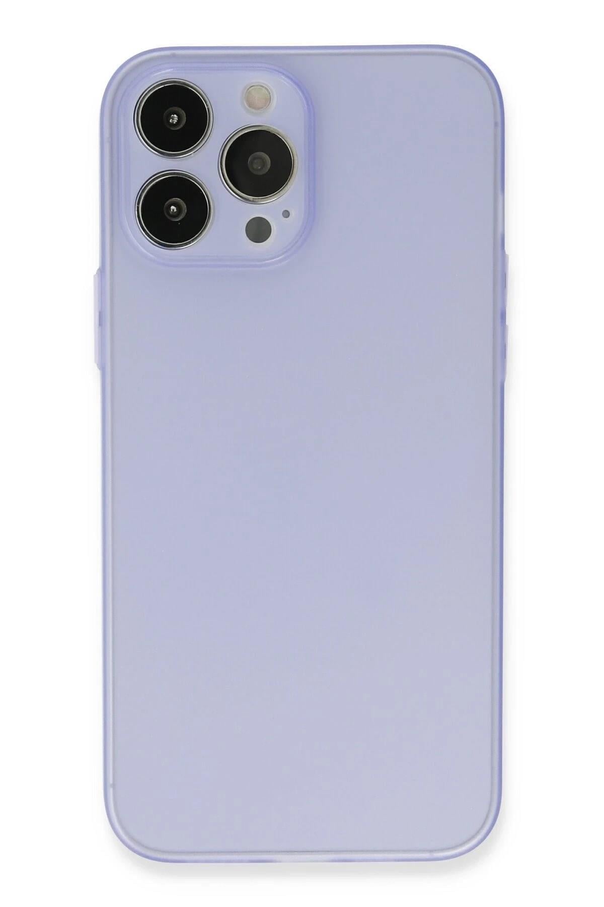 Mey İthalat®  iPhone 13 Pro Max Kılıf Puma Silikon - Mor