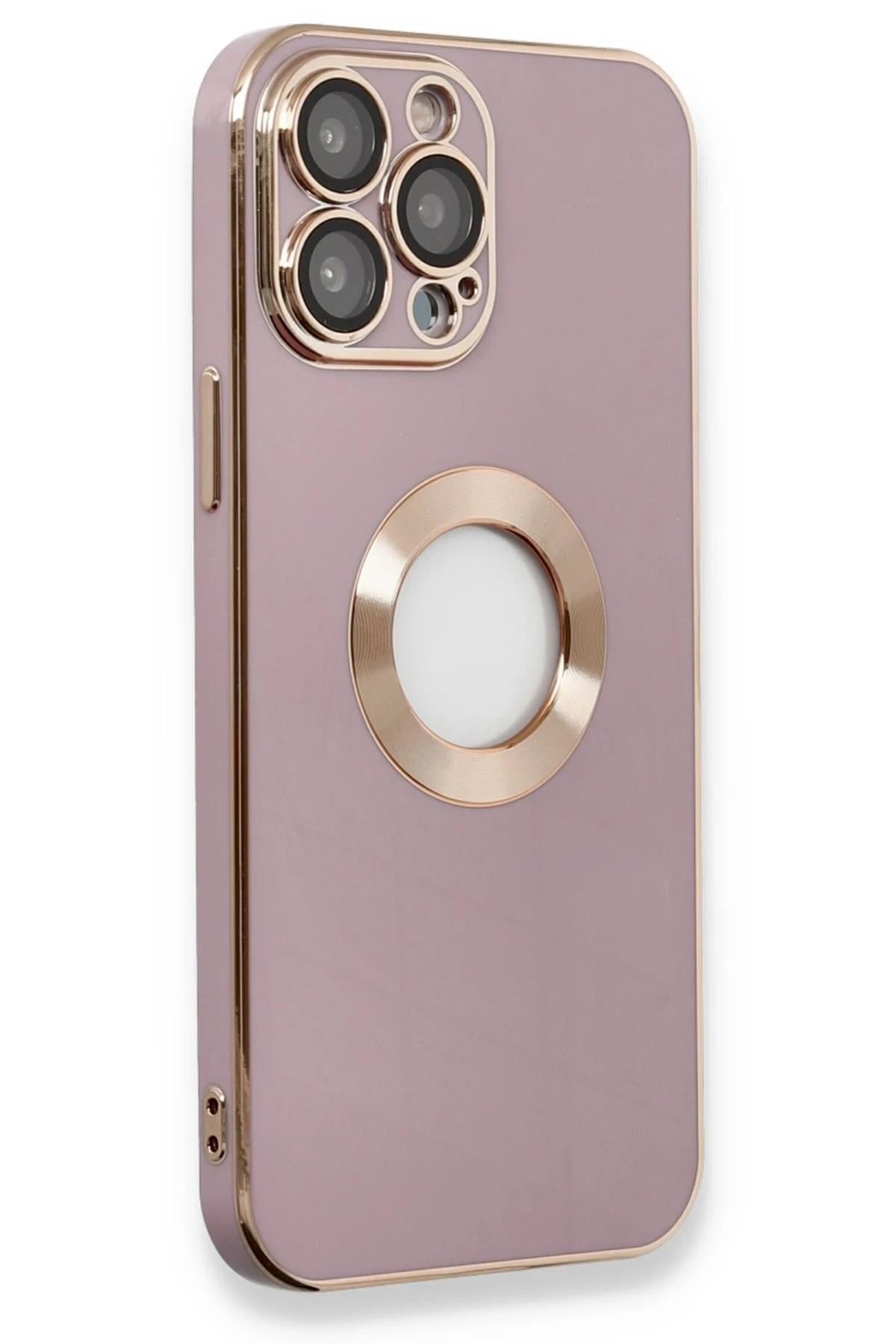 Mey İthalat®  iPhone 13 Pro Max Kılıf Store Silikon - Mor