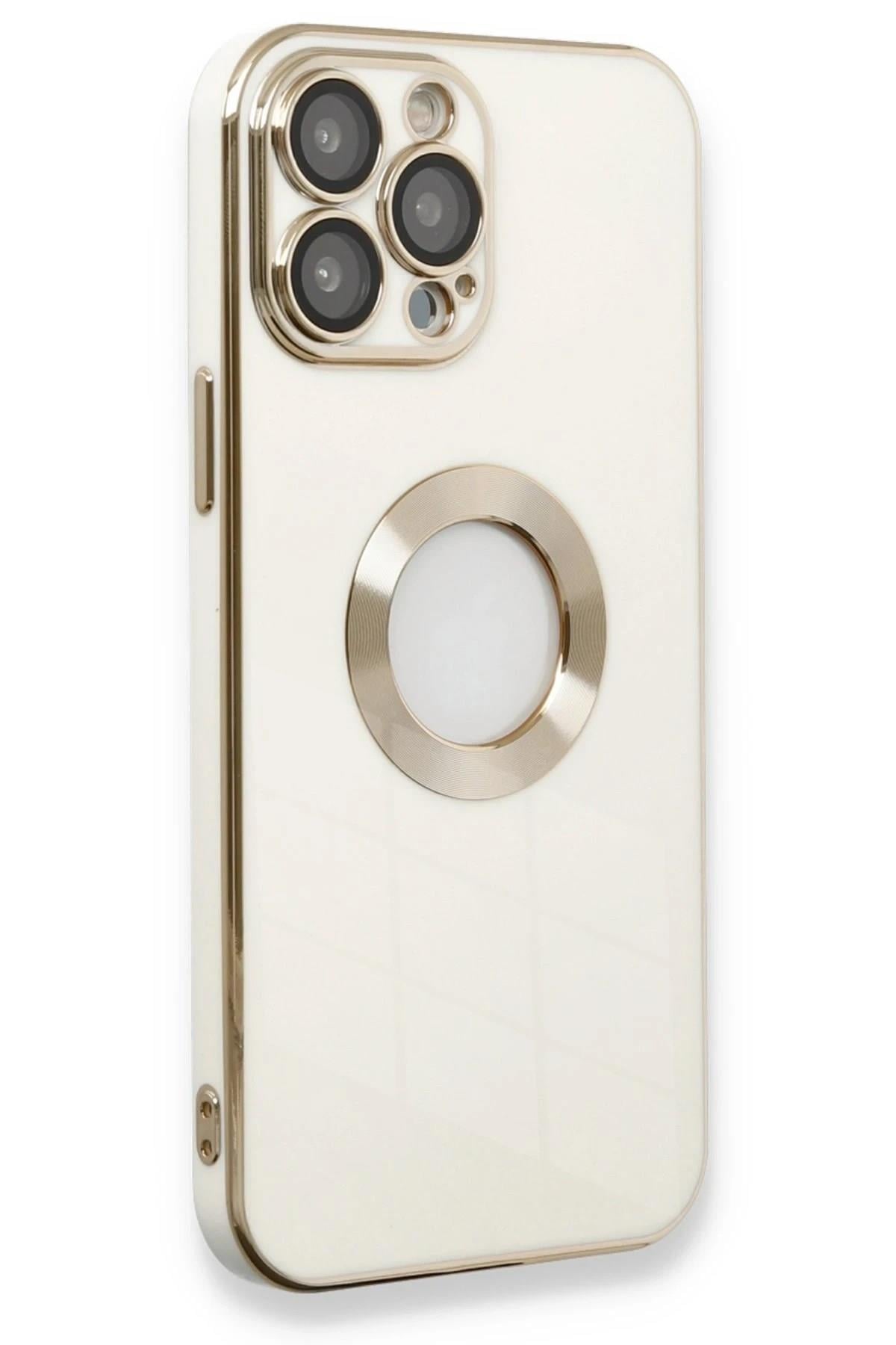 Mey İthalat®  iPhone 13 Pro Max Kılıf Store Silikon - Beyaz