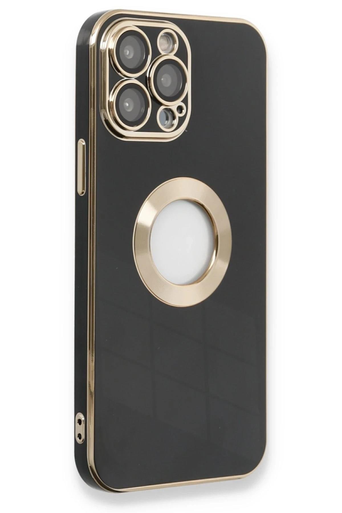 Mey İthalat®  iPhone 13 Pro Max Kılıf Store Silikon - Siyah