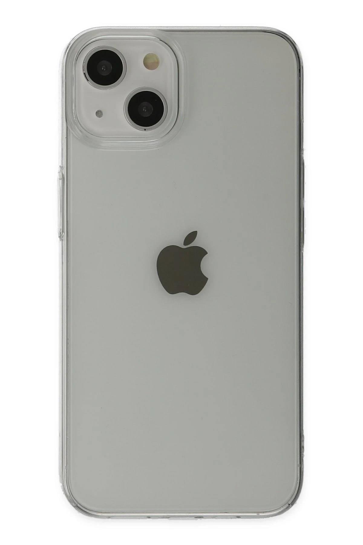 Mey İthalat®  iPhone 14 Plus Kılıf Pc Sert Şeffaf Kapak - Şeffaf
